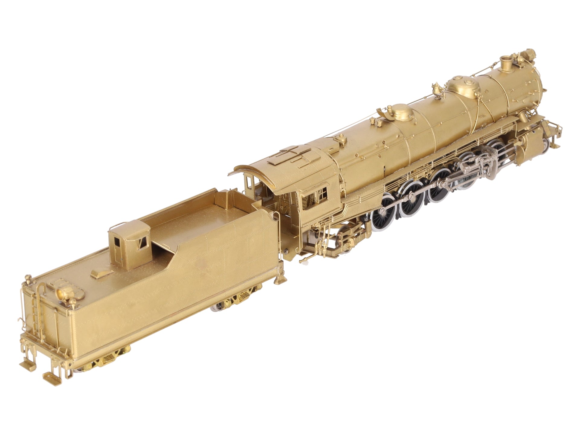 Alco S-119 HO Scale Brass Pennsylvania N-2sa 2-10-2 Steam Loco & Tender EX/Box