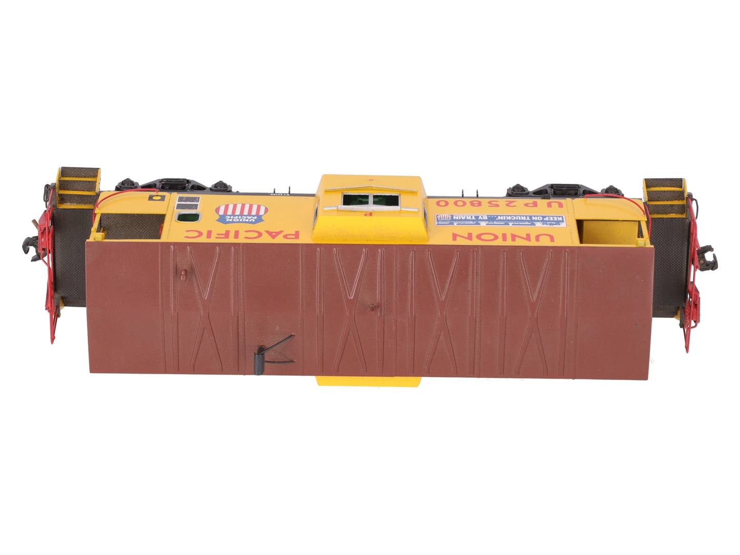 Overland 0011 O BRASS Union Pacific CA-11 Caboose w/ Full Interior (2-Rail) EX/Box
