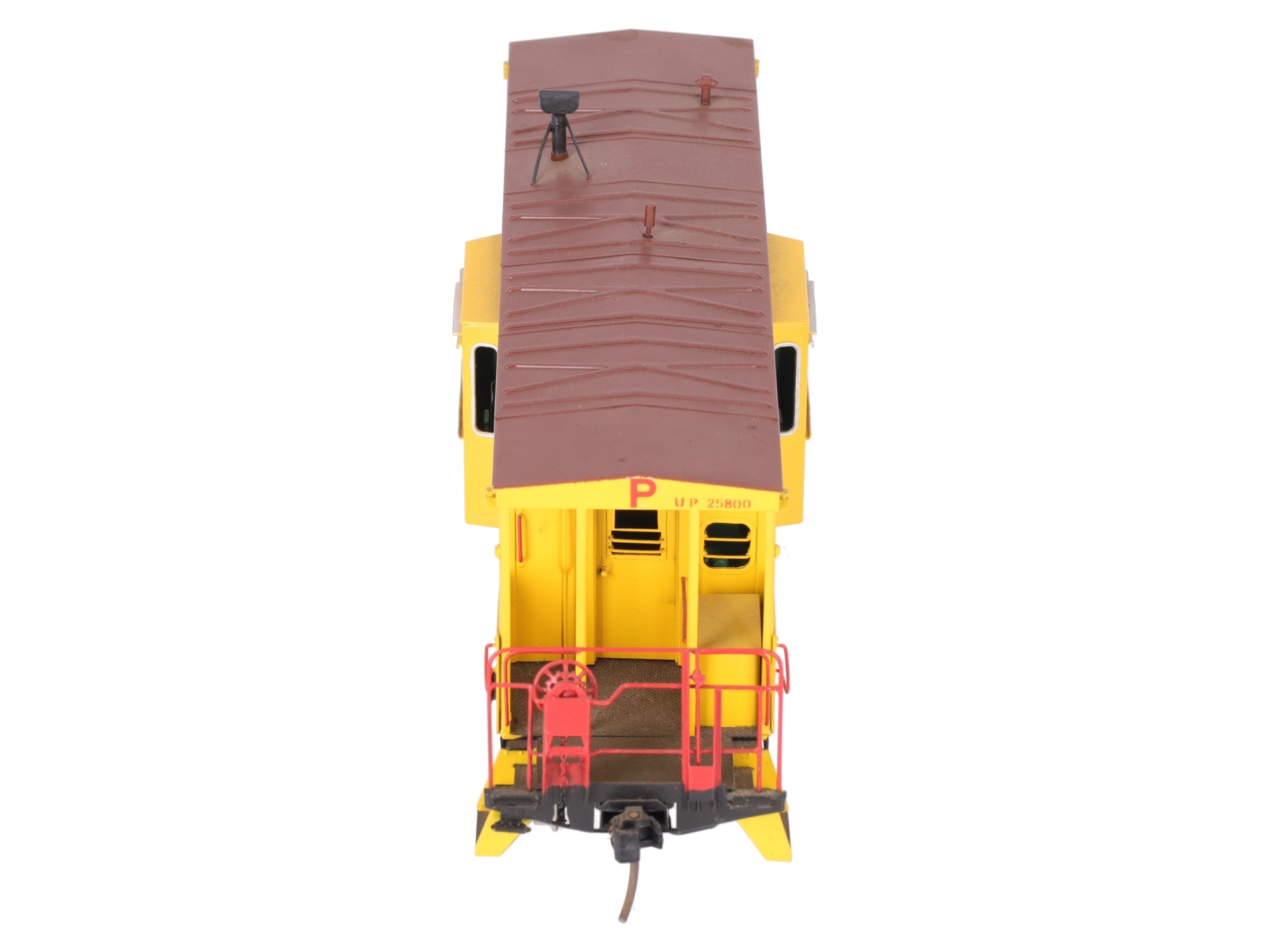 Overland 0011 O BRASS Union Pacific CA-11 Caboose w/ Full Interior (2-Rail) EX/Box