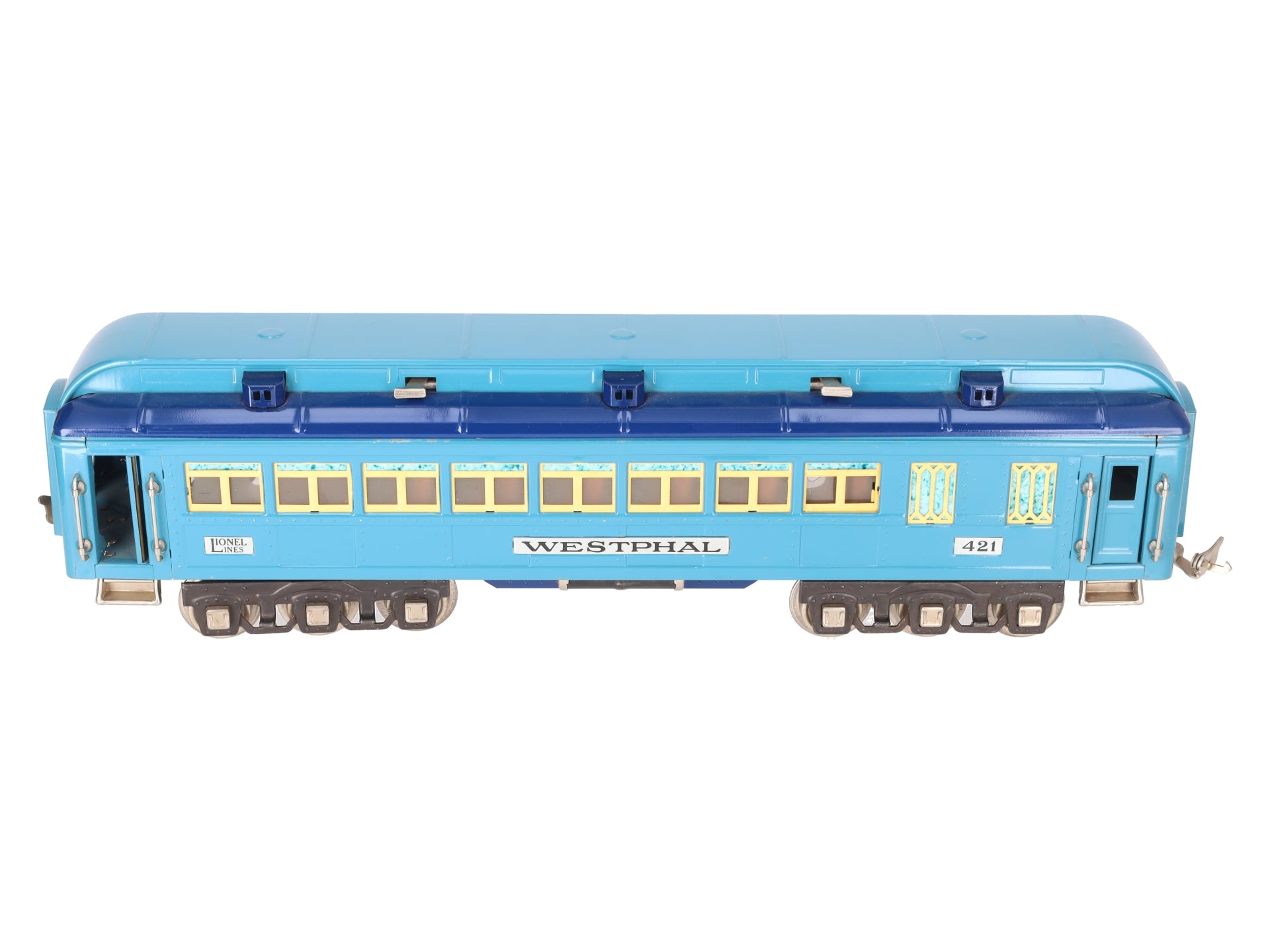 Lionel 421 Vintage Standard Gauge Westphal Blue Comet Pullman