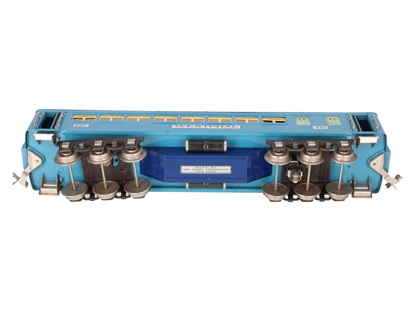 Lionel 421 Vintage Standard Gauge Westphal Blue Comet Pullman