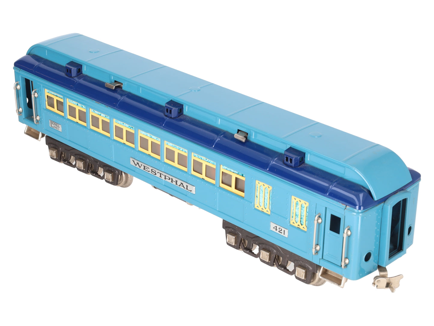 Lionel 421 Vintage Standard Gauge Westphal Blue Comet Pullman