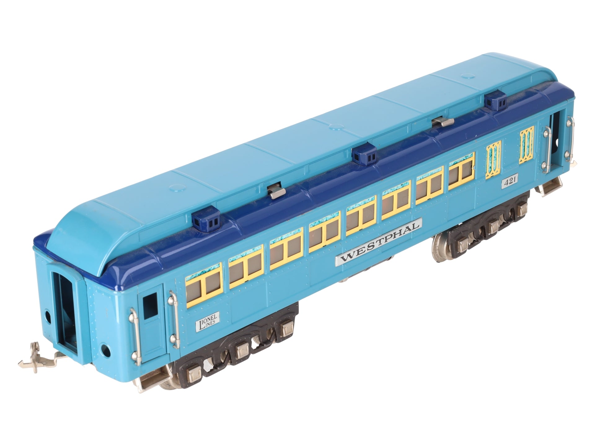 Lionel 421 Vintage Standard Gauge Westphal Blue Comet Pullman