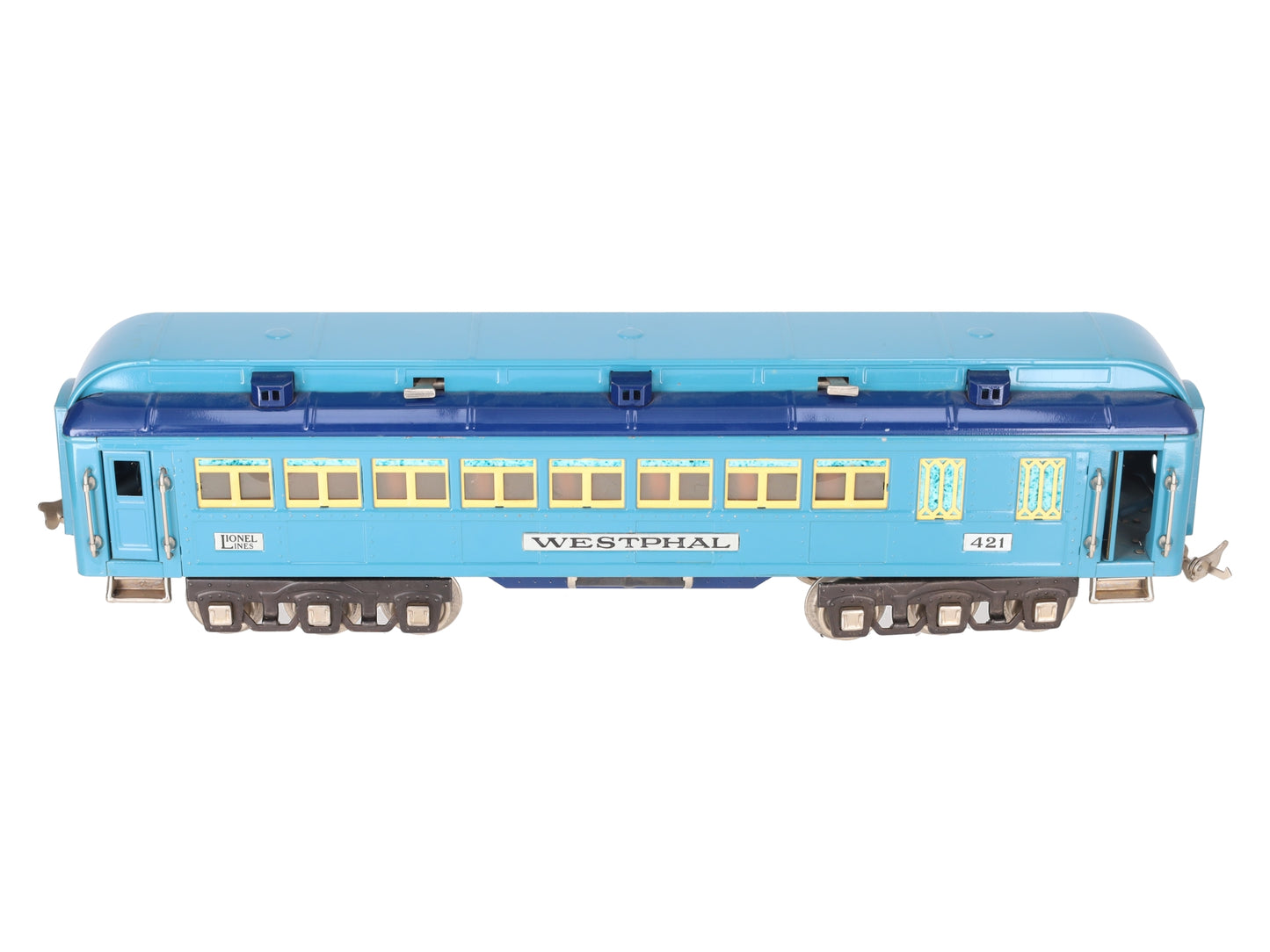Lionel 421 Vintage Standard Gauge Westphal Blue Comet Pullman