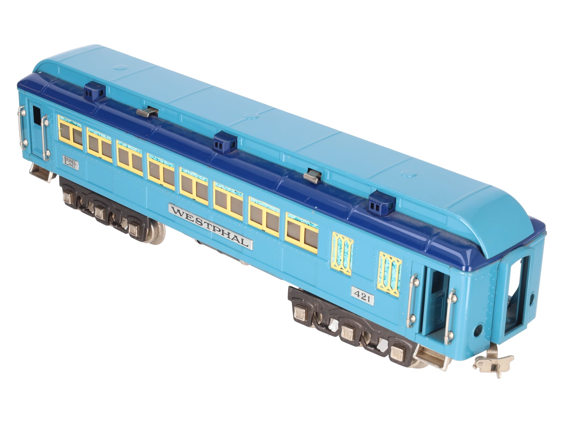 Lionel 421 Vintage Standard Gauge Westphal Blue Comet Pullman