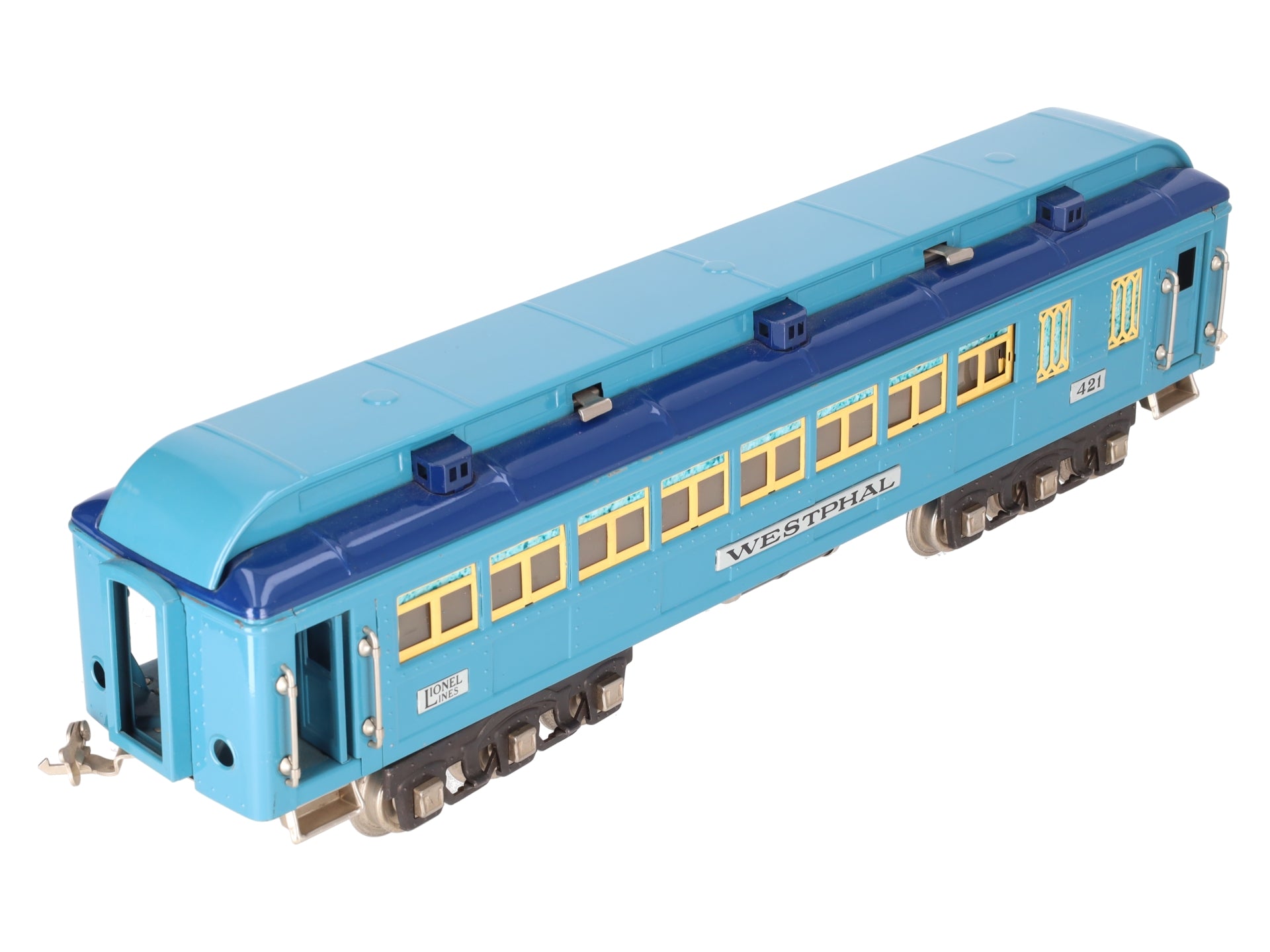 Lionel 421 Vintage Standard Gauge Westphal Blue Comet Pullman