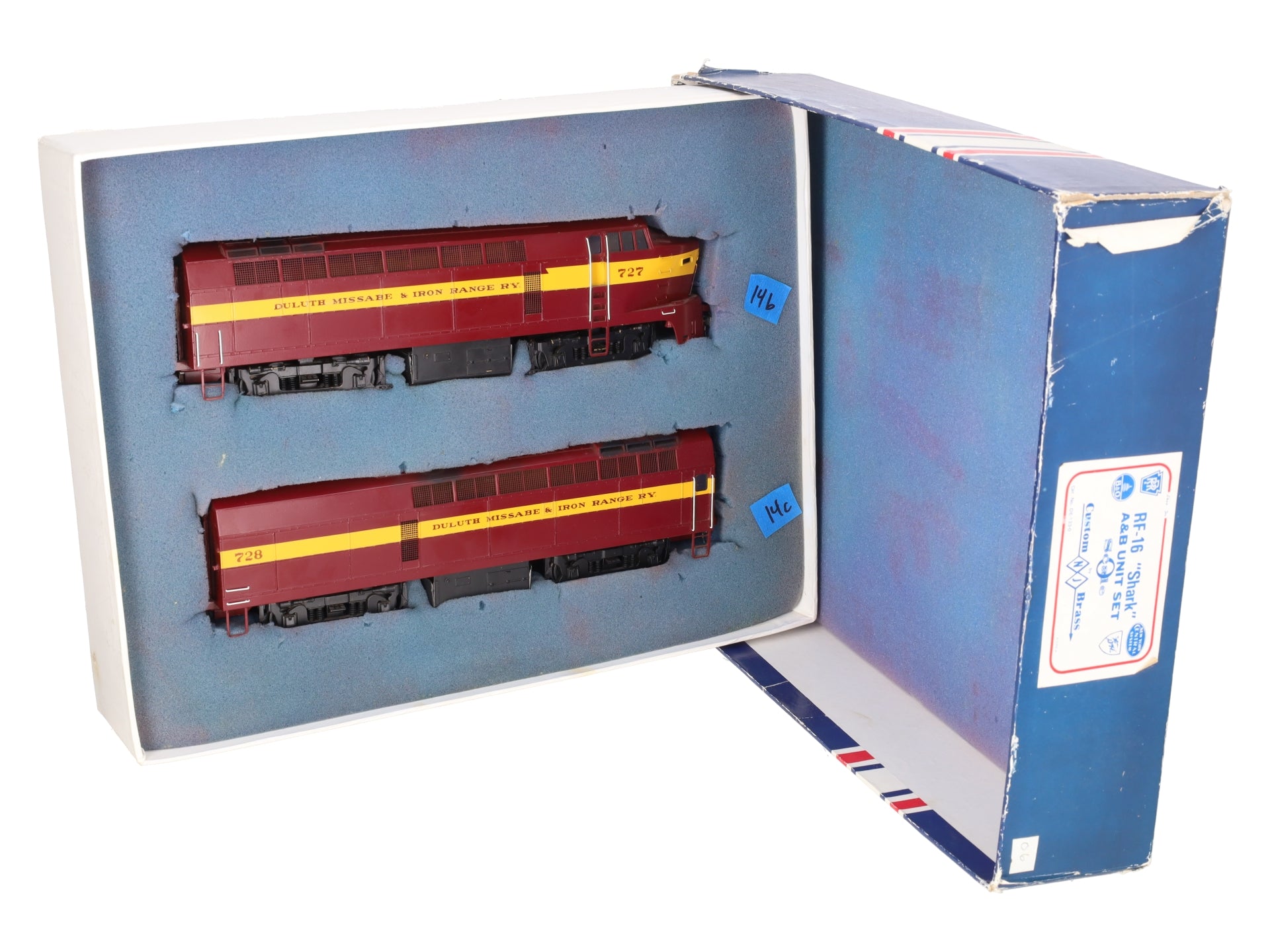 NJ Custom Brass 5770A O Northern Pacific “Shark” BP-20 A&B Diesel Locomotive/Box