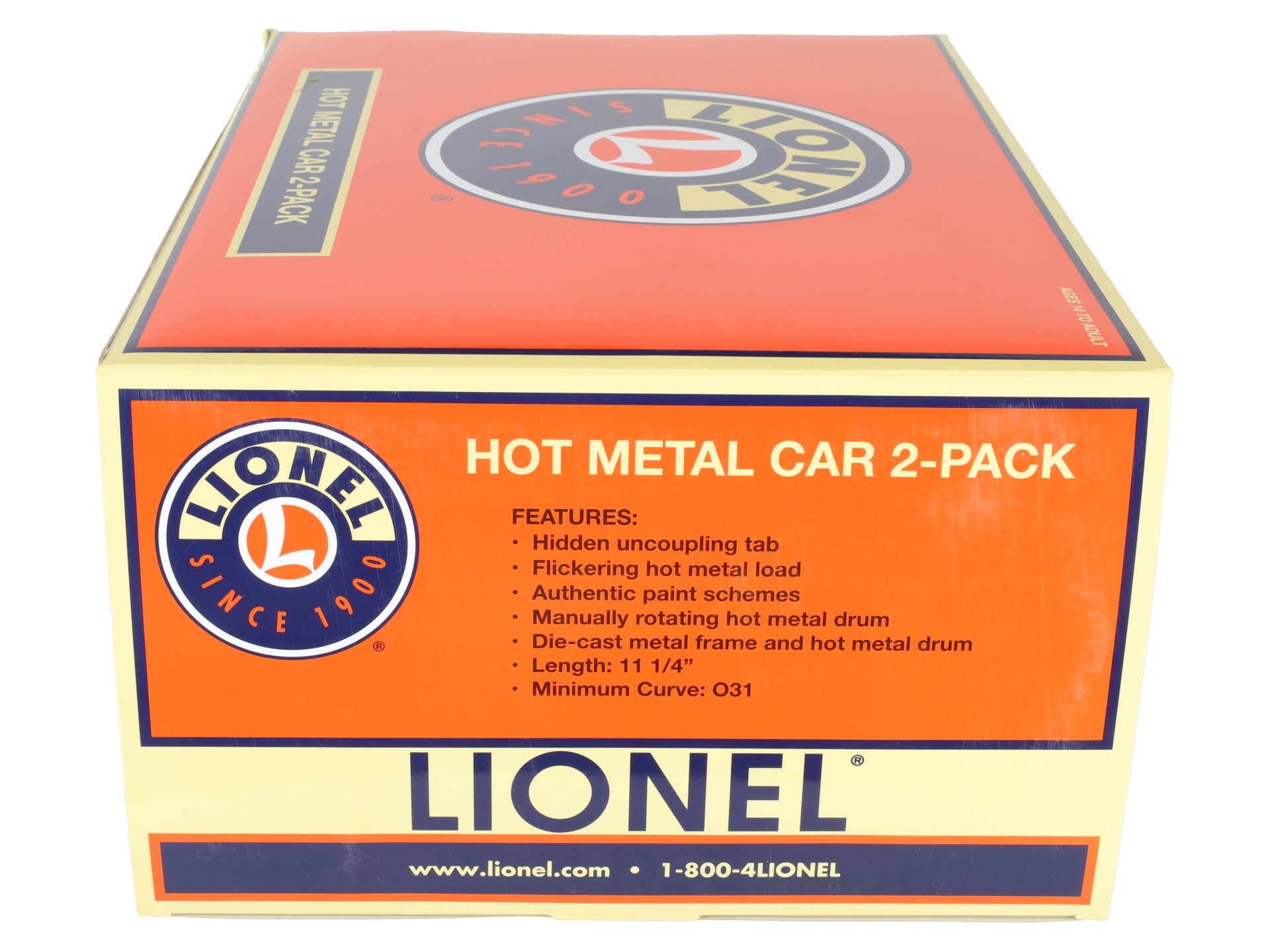 Lionel 6-83478 O Bethlehem Steel Hot Metal Car (2) EX/Box
