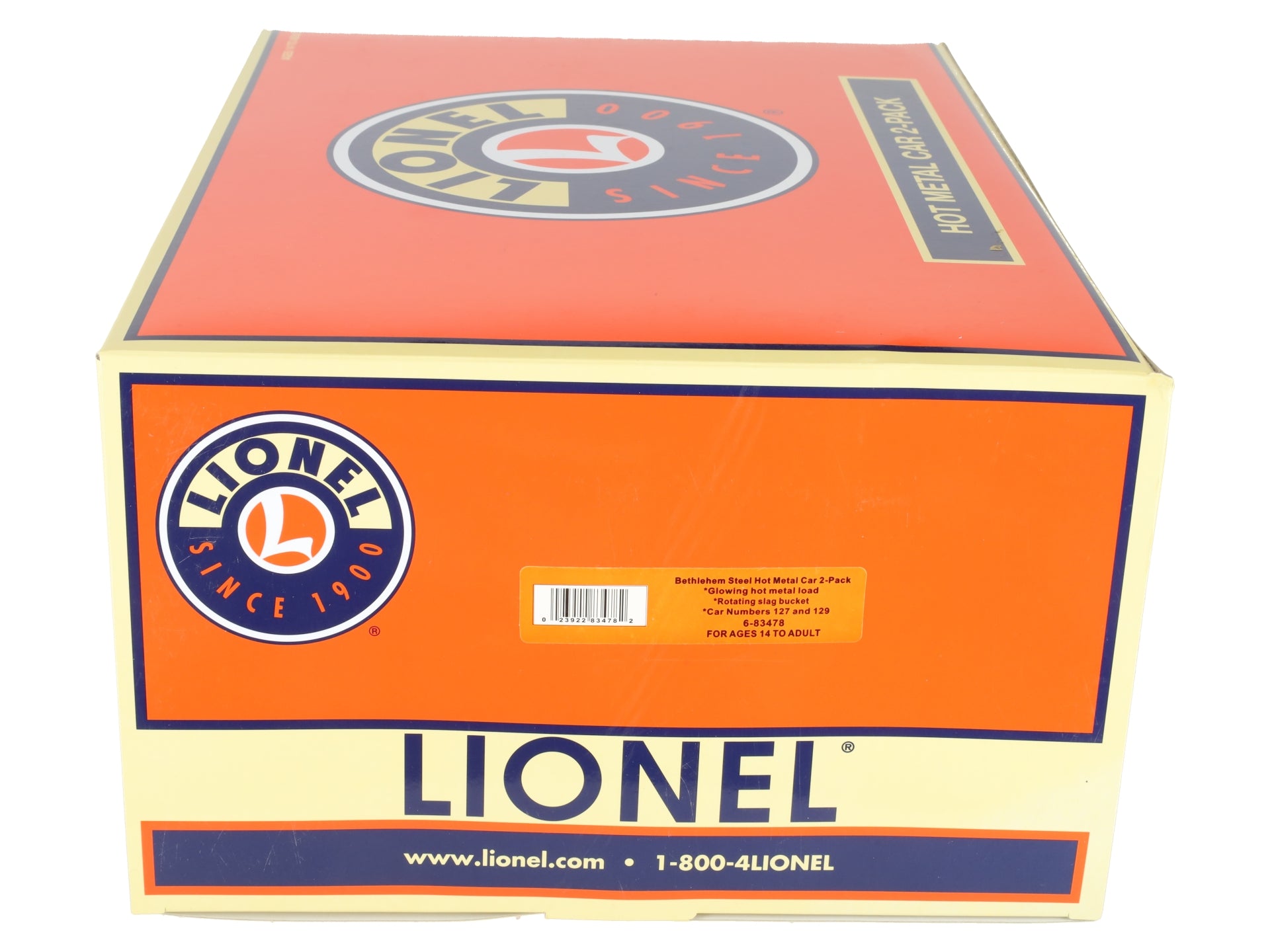 Lionel 6-83478 O Bethlehem Steel Hot Metal Car (2) EX/Box