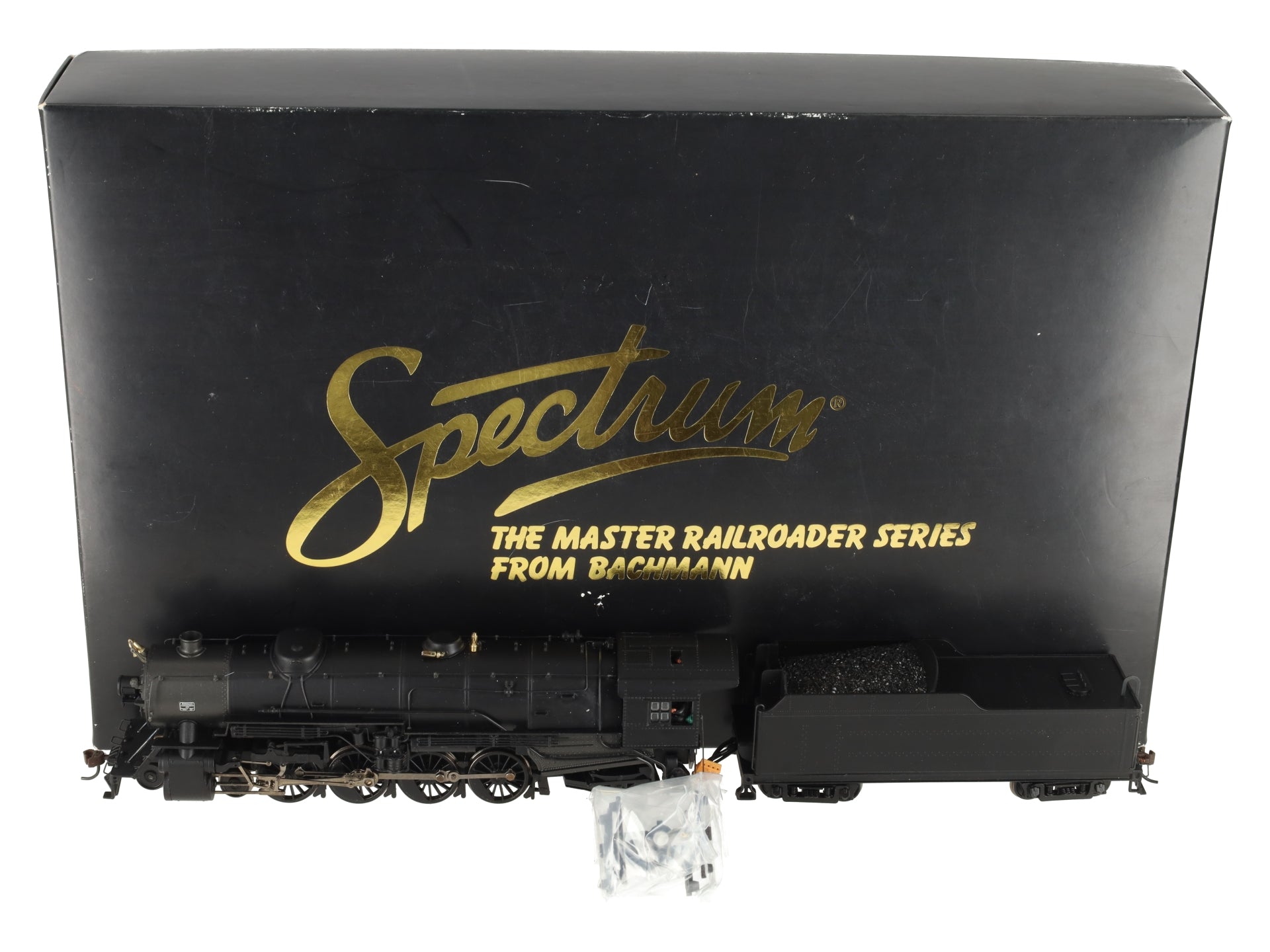 Bachmann 82501 HO Unlettered 4-8-2 Steam Locomotive & Tender EX/Box