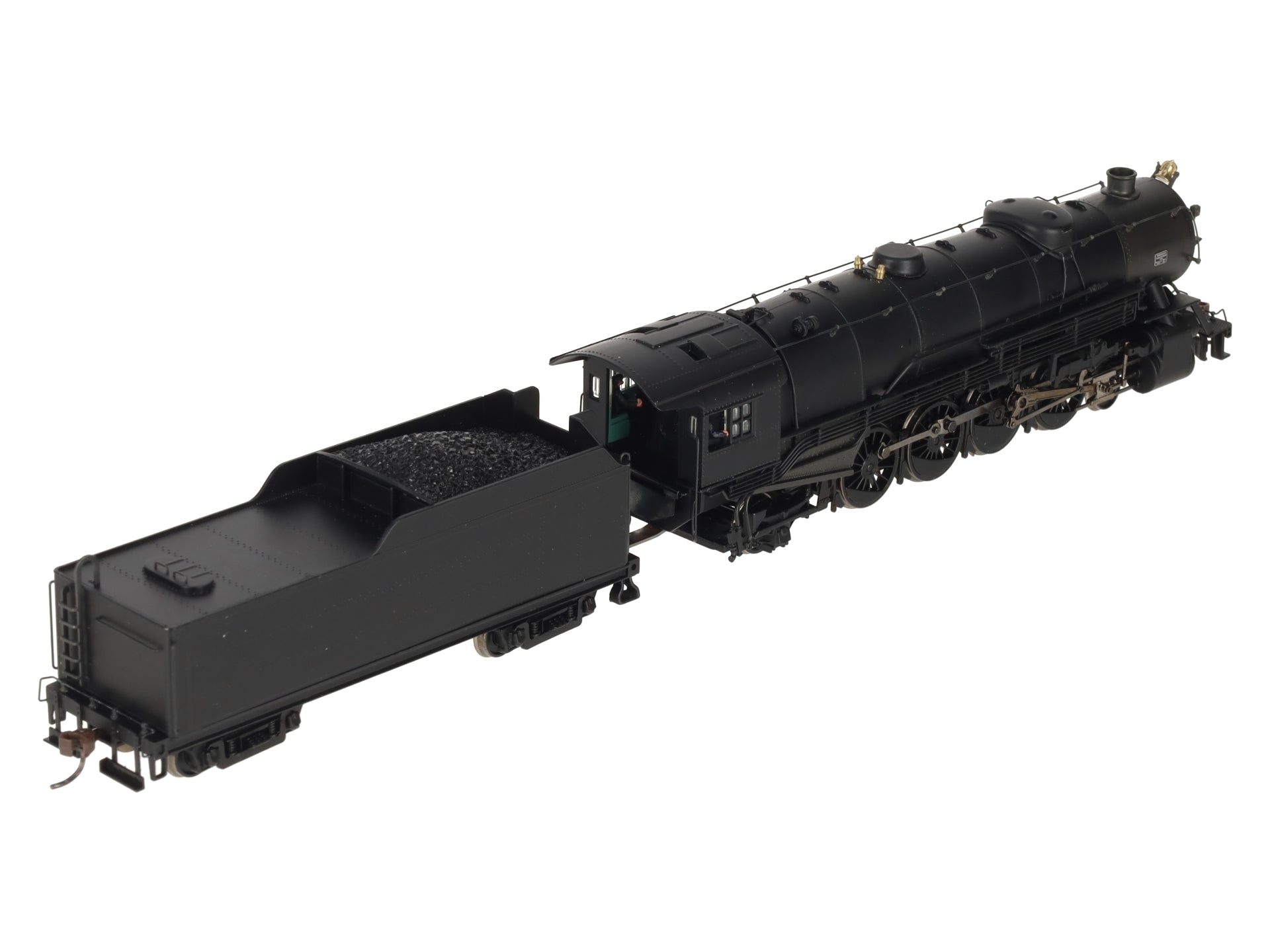 Bachmann 82501 HO Unlettered 4-8-2 Steam Locomotive & Tender EX/Box