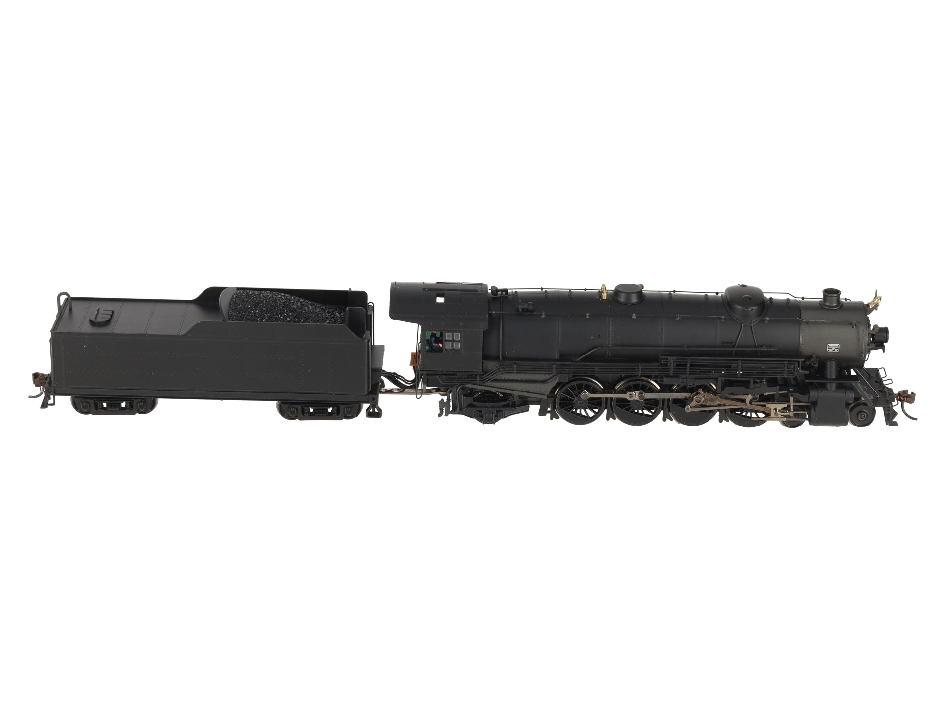 Bachmann 82501 HO Unlettered 4-8-2 Steam Locomotive & Tender EX/Box