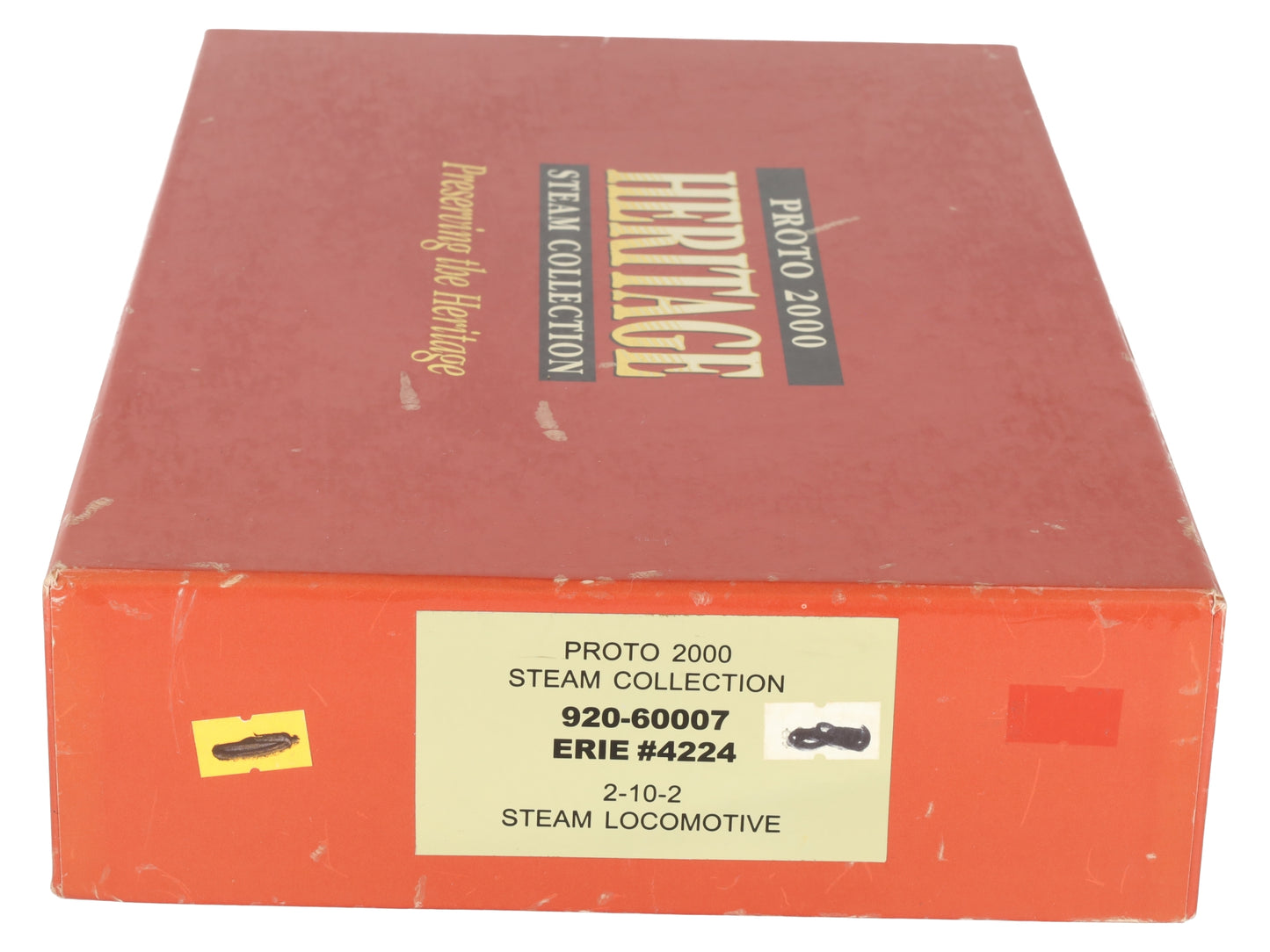 Proto 2000 920-60007 HO Erie 2-10-2 Steam Loco & Tender #4224 EX/Box