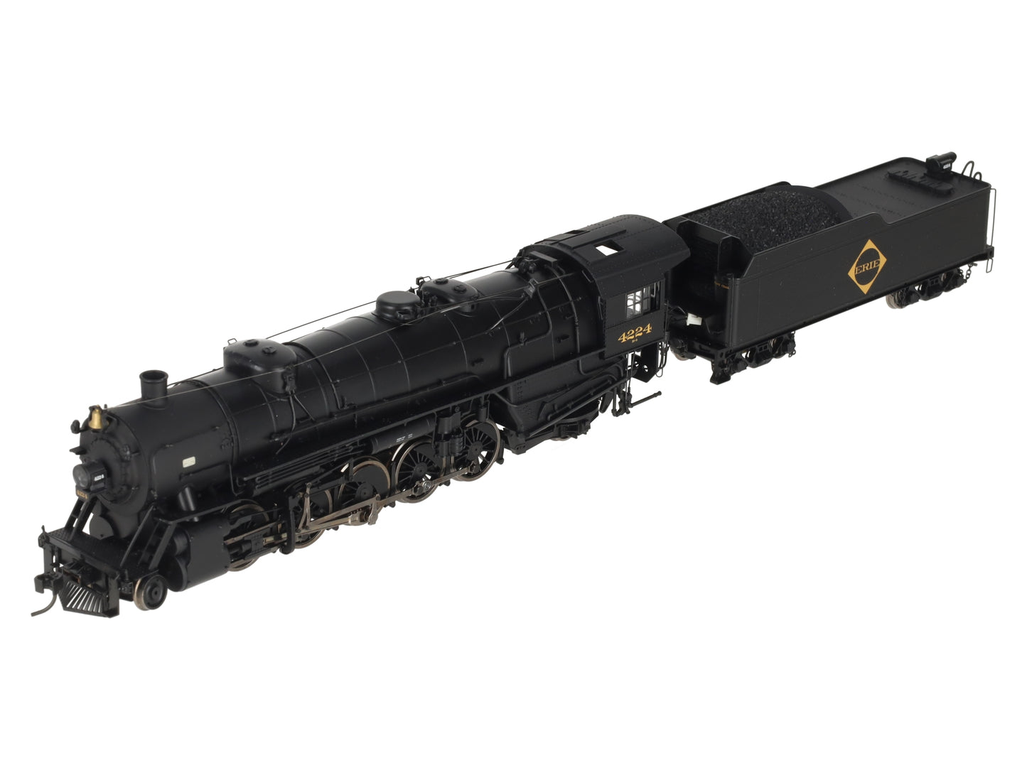 Proto 2000 920-60007 HO Erie 2-10-2 Steam Loco & Tender #4224 EX/Box