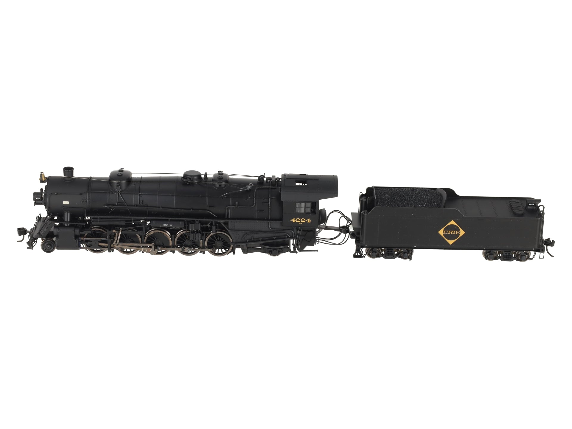 Proto 2000 920-60007 HO Erie 2-10-2 Steam Loco & Tender #4224 EX/Box