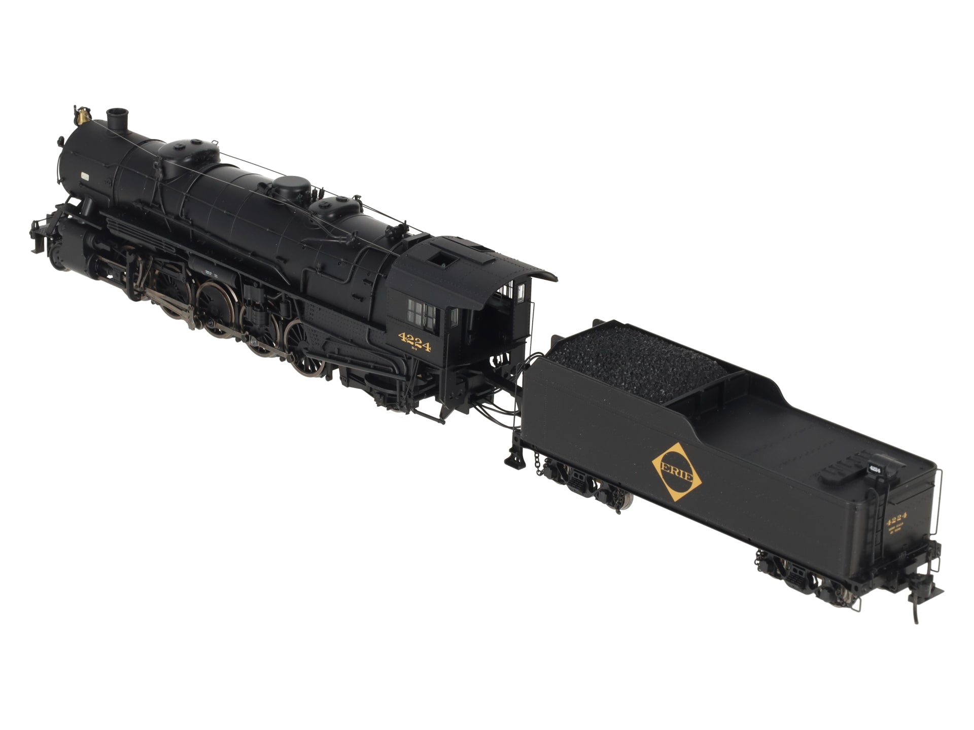 Proto 2000 920-60007 HO Erie 2-10-2 Steam Loco & Tender #4224 EX/Box