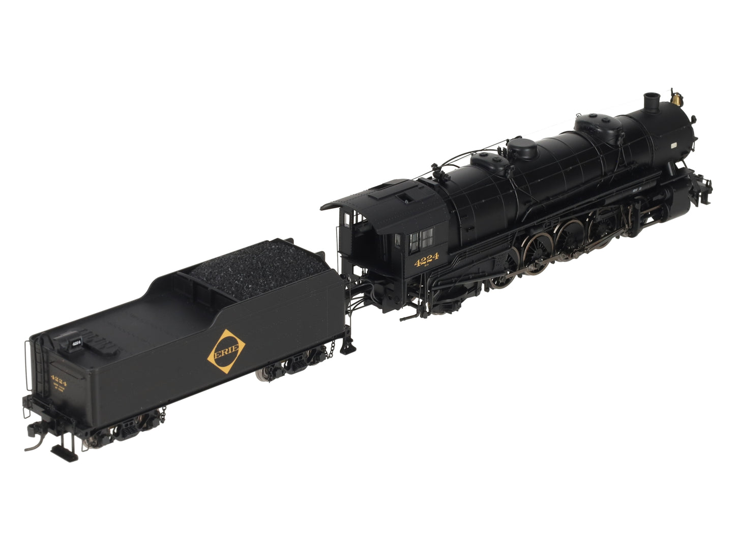 Proto 2000 920-60007 HO Erie 2-10-2 Steam Loco & Tender #4224 EX/Box