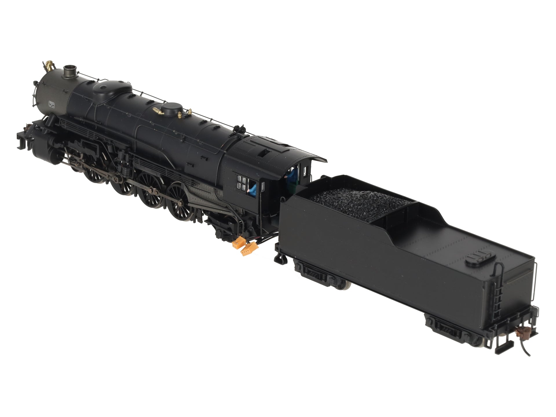 Bachmann 82501 HO Unlettered 4-8-2 Steam Locomotive & Tender EX/Box