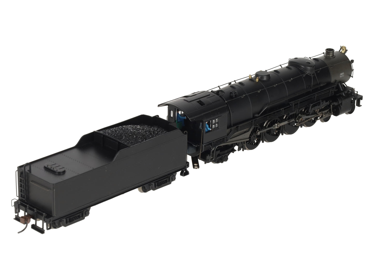 Bachmann 82501 HO Unlettered 4-8-2 Steam Locomotive & Tender EX/Box