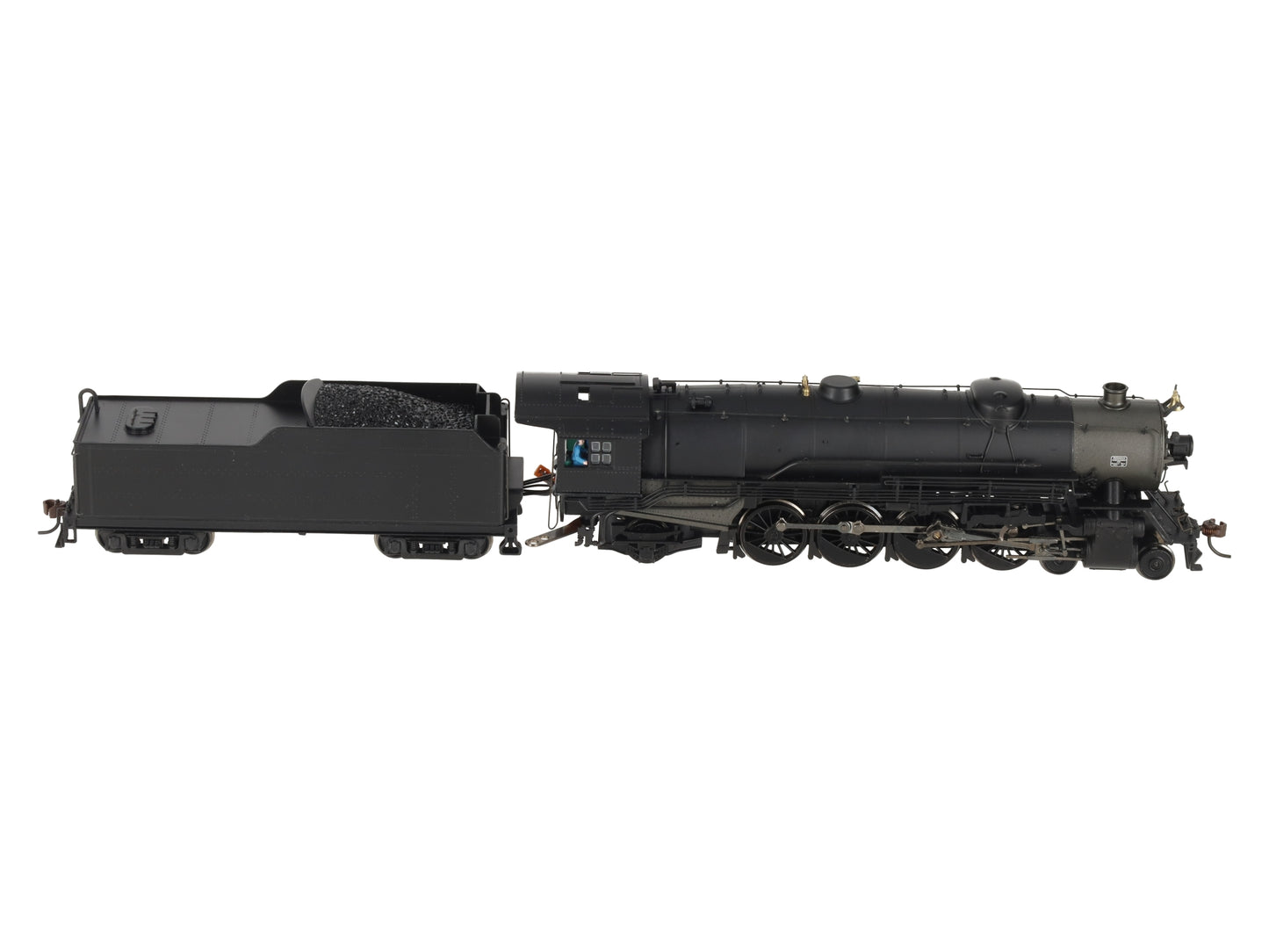 Bachmann 82501 HO Unlettered 4-8-2 Steam Locomotive & Tender EX/Box