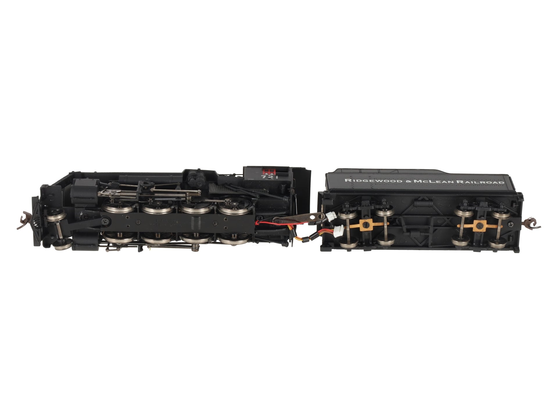 Bachmann 11411 HO Union Pacific 2-8-0 Steam Locomotive & Tender #721 VG/Box