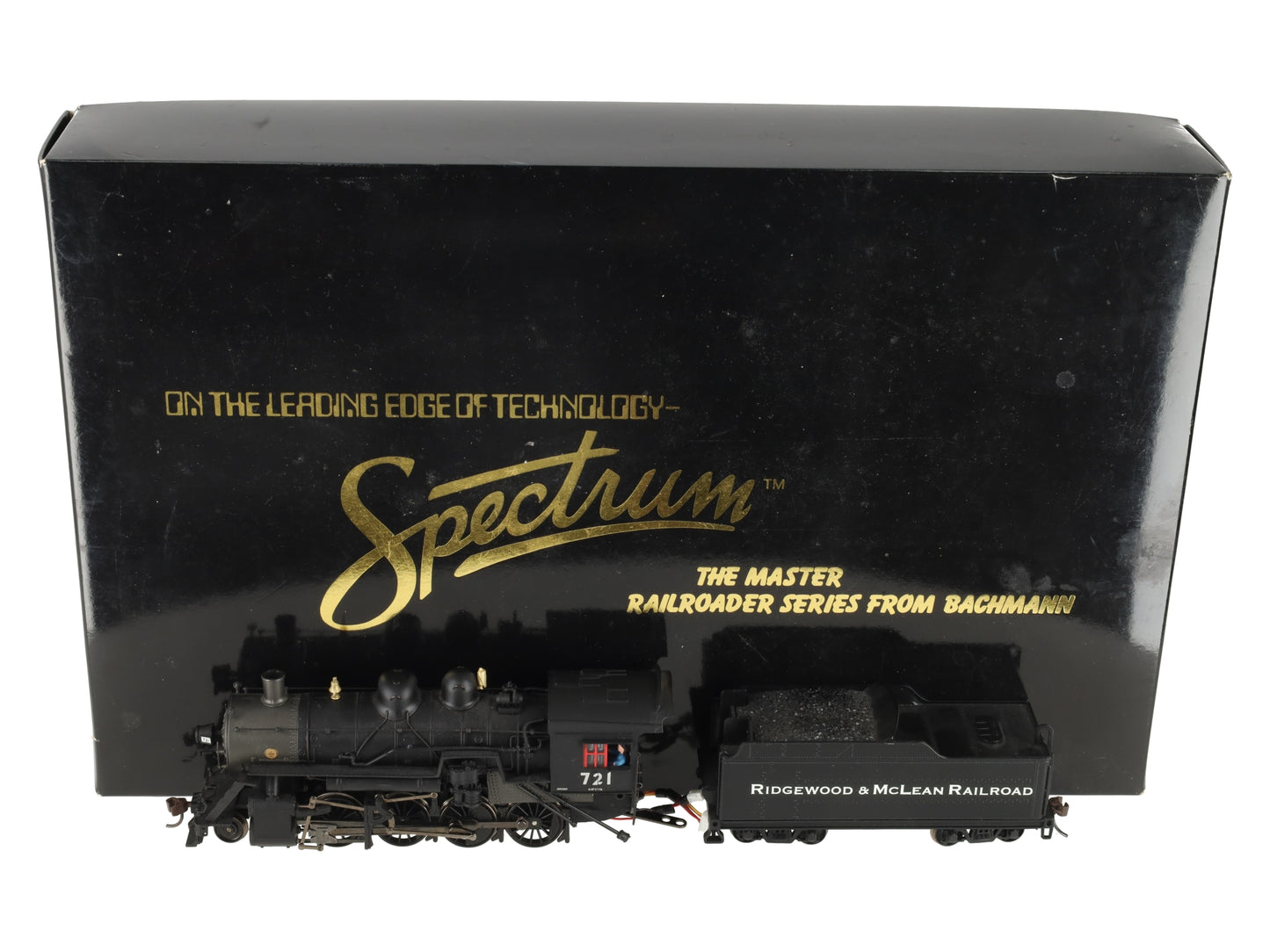 Bachmann 11411 HO Union Pacific 2-8-0 Steam Locomotive & Tender #721 VG/Box