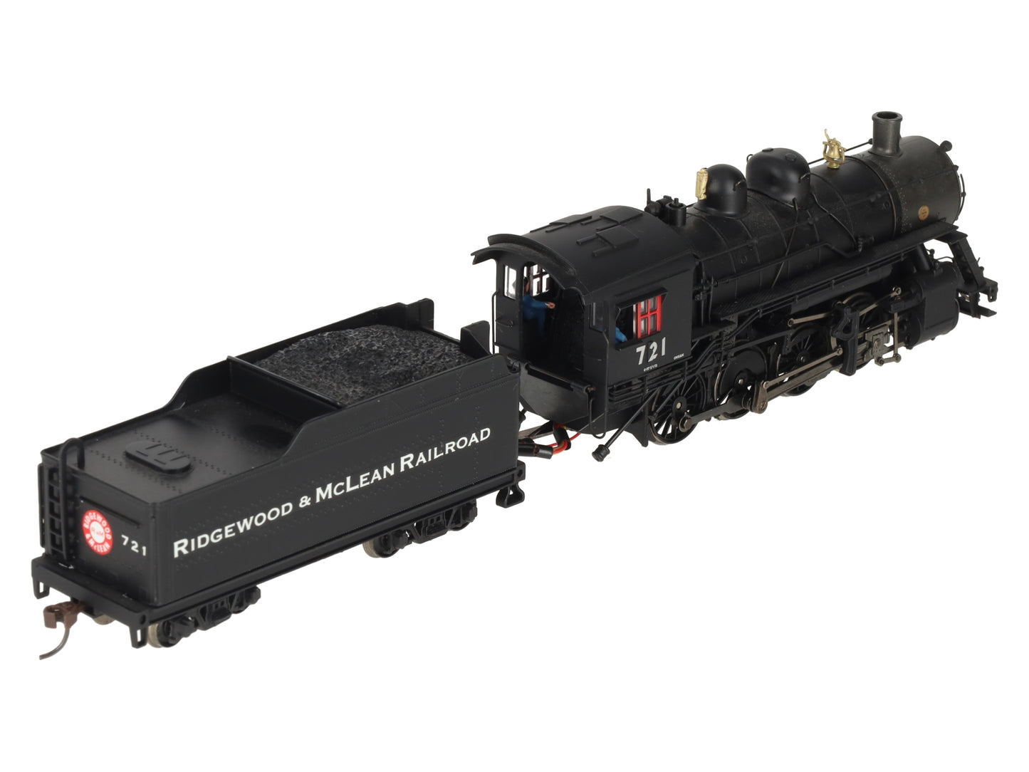 Bachmann 11411 HO Union Pacific 2-8-0 Steam Locomotive & Tender #721 VG/Box