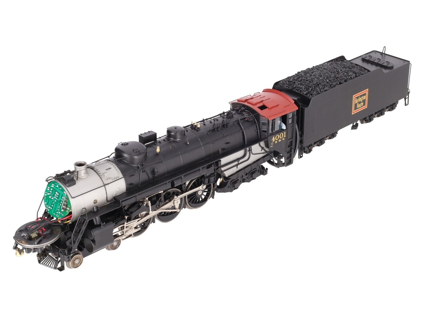 3rd Rail 4001 BRASS O Scale CB&Q S-4 4-6-4 Hudson Steam Loco & Tender #4001 VG/Box