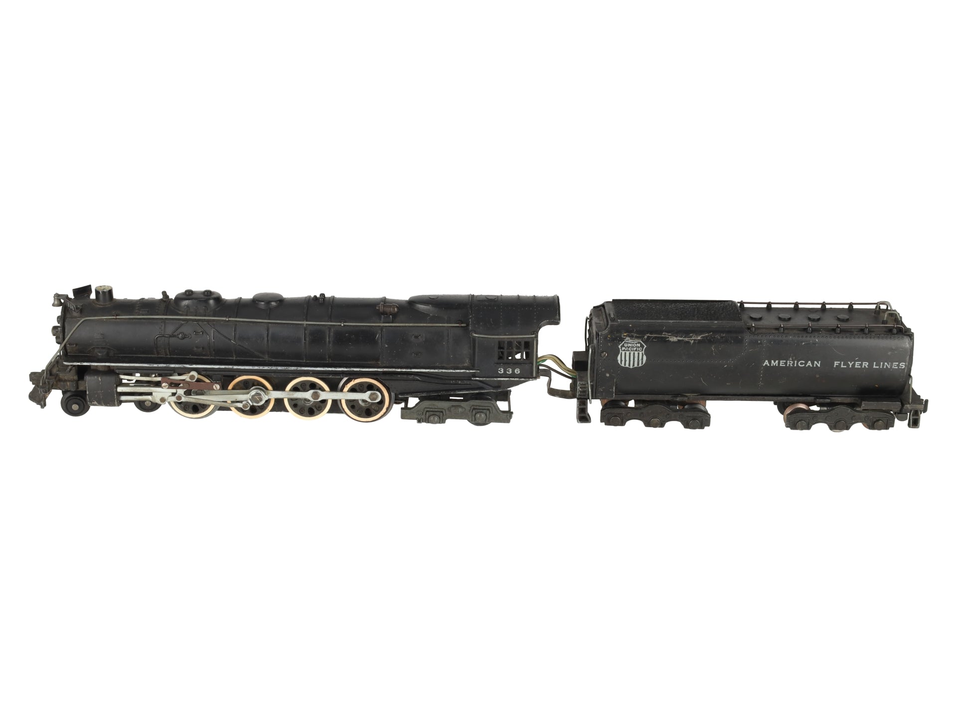 American Flyer 336 S Union Pacific Northern 4-8-4 Steam Locomotive & Tender VG