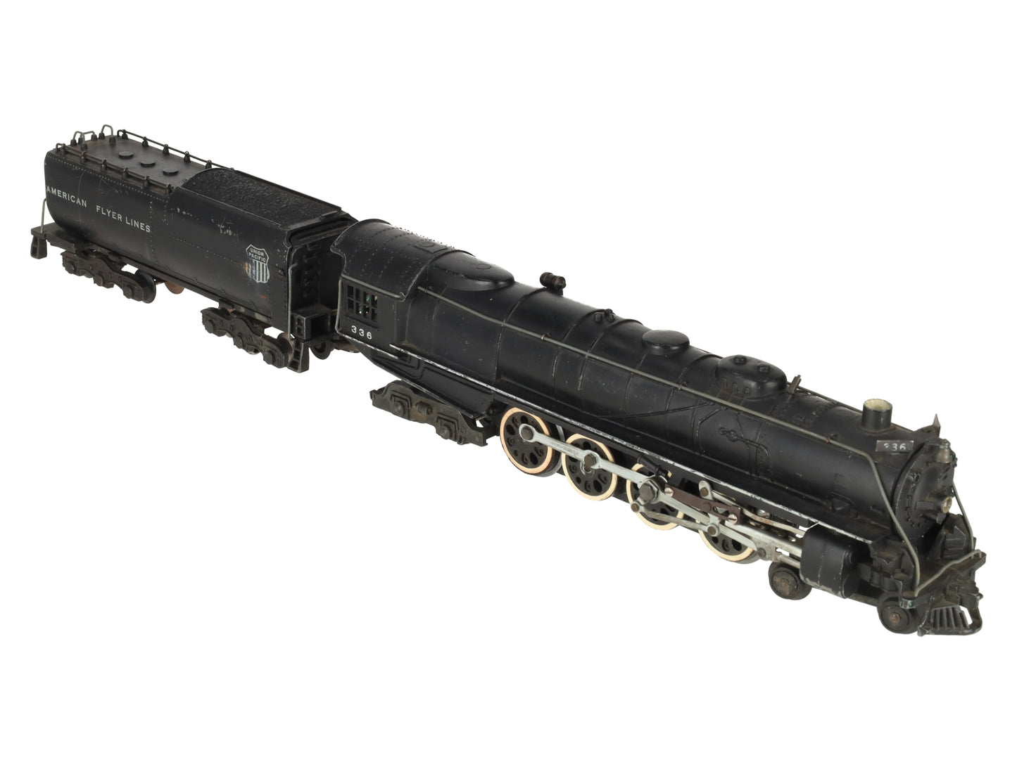 American Flyer 336 S Union Pacific Northern 4-8-4 Steam Locomotive & Tender VG