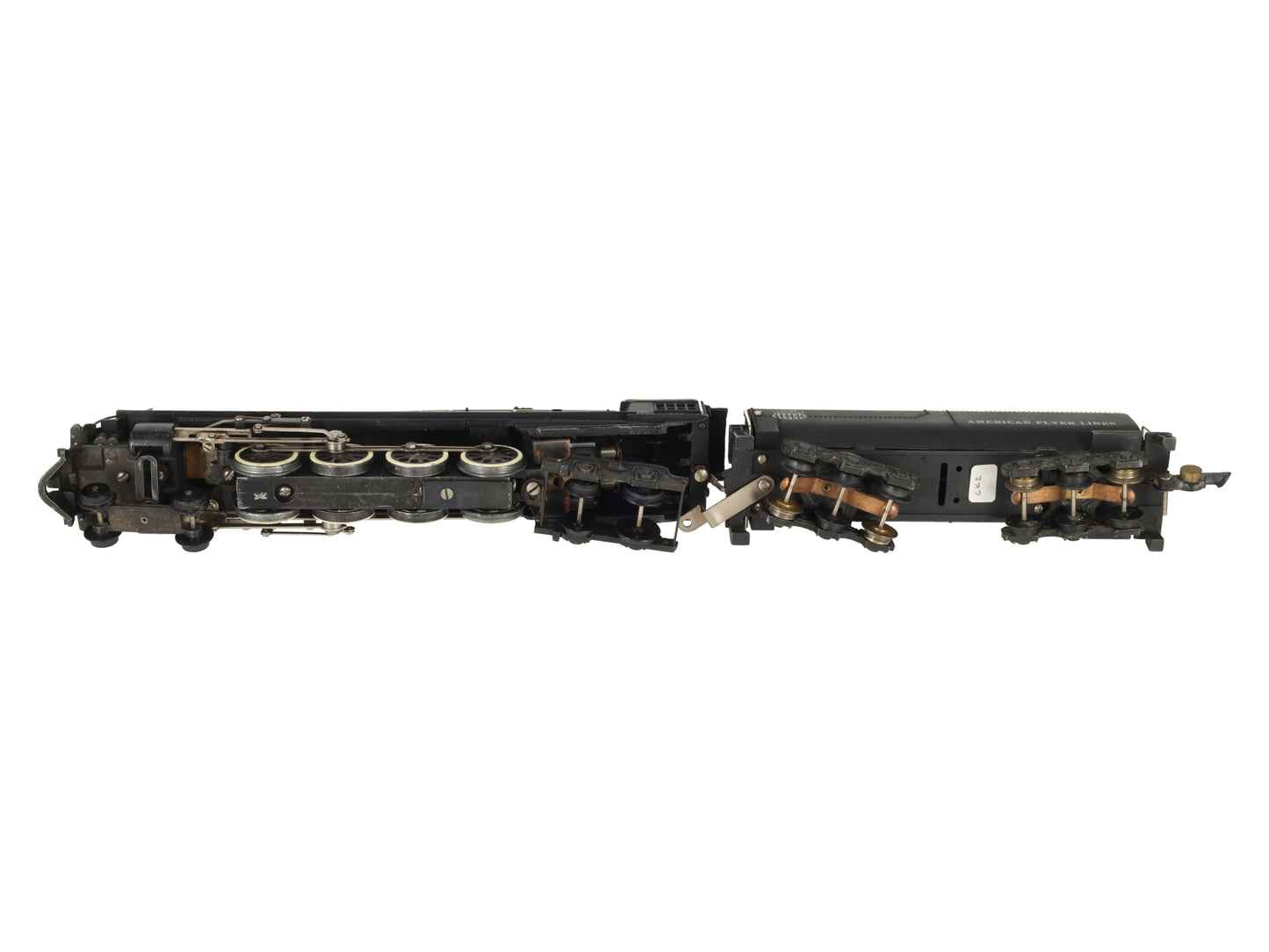 American Flyer 332 Vintage S Union Pacific 4-8-4 Steam Locomotive & Tender EX