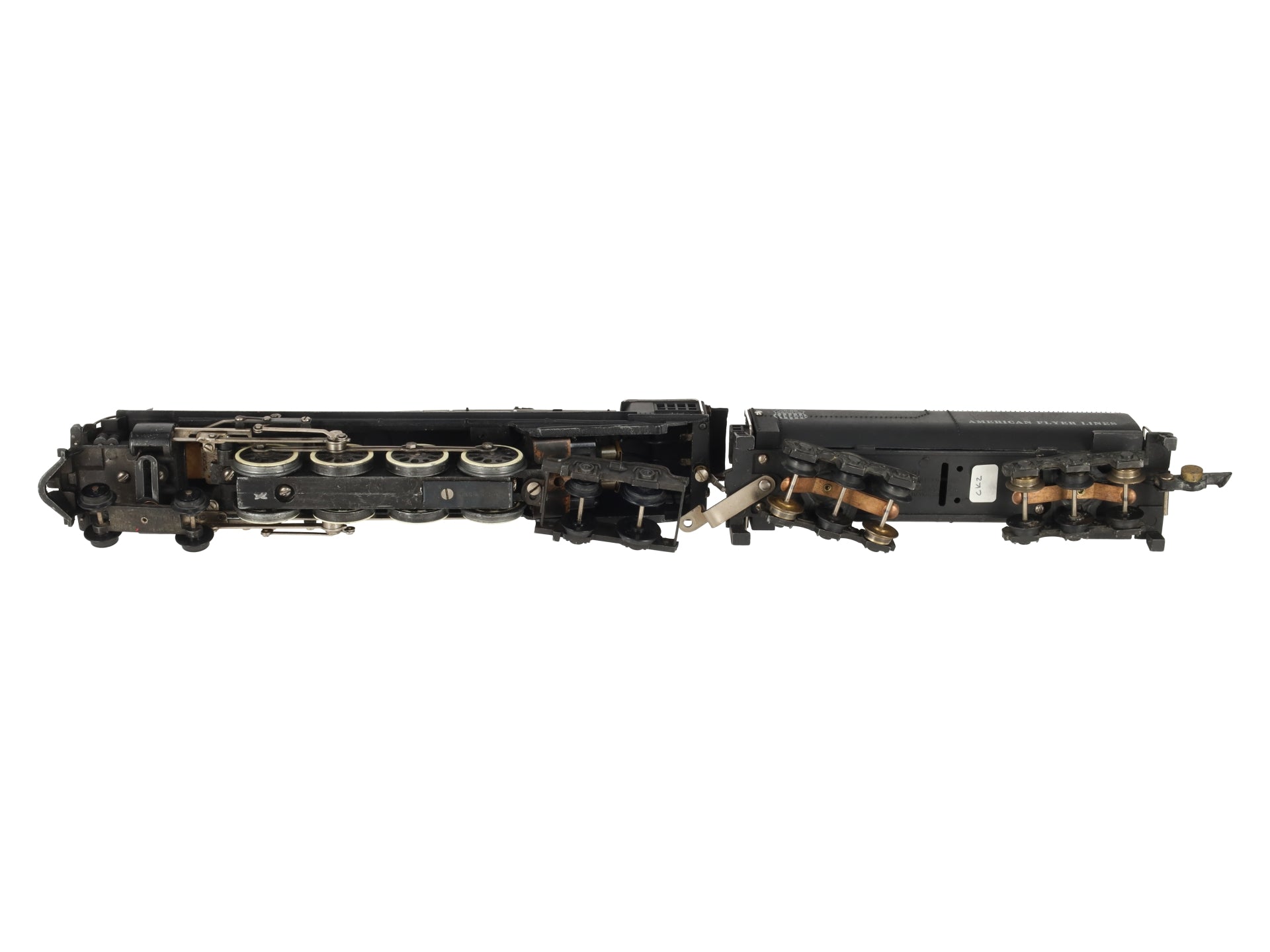 American Flyer 332 Vintage S Union Pacific 4-8-4 Steam Locomotive & Tender EX