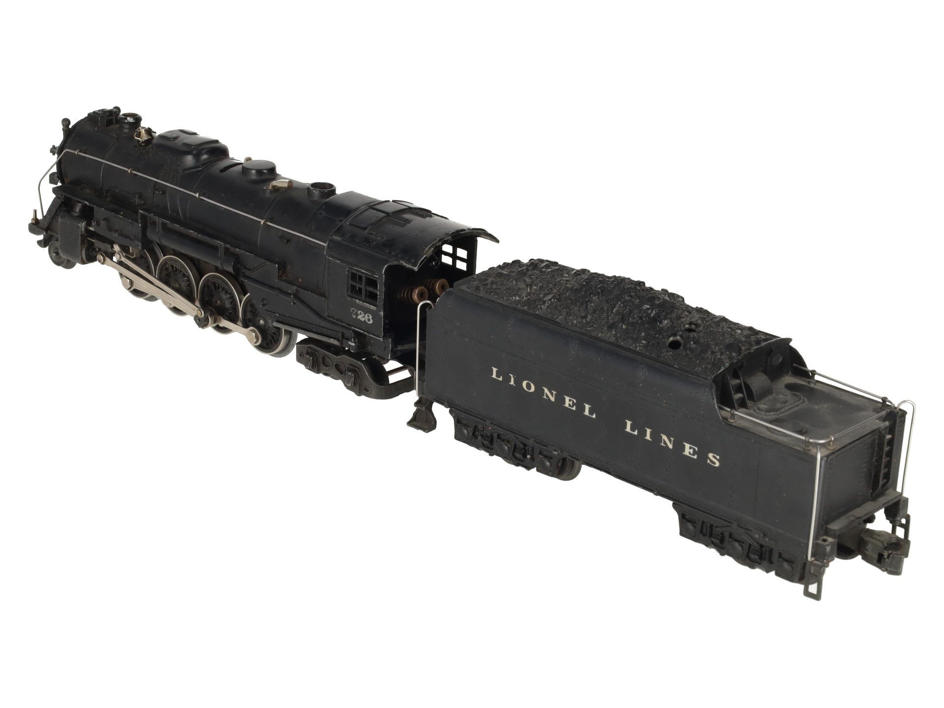 Lionel 726 Vintage O Berkshire 2-8-4 Steam Locomotive & 2426W Tender VG