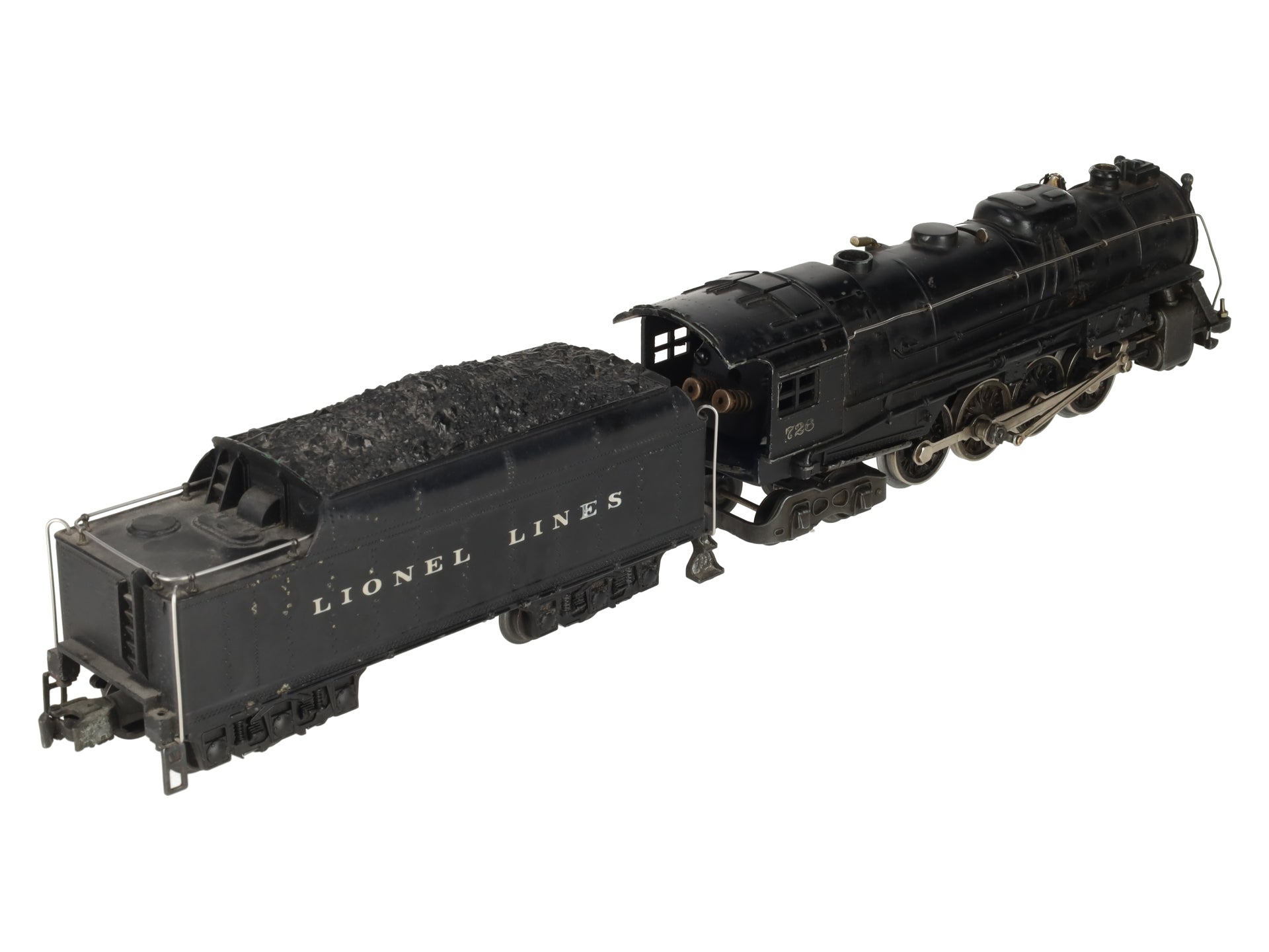 Lionel 726 Vintage O Berkshire 2-8-4 Steam Locomotive & 2426W Tender VG