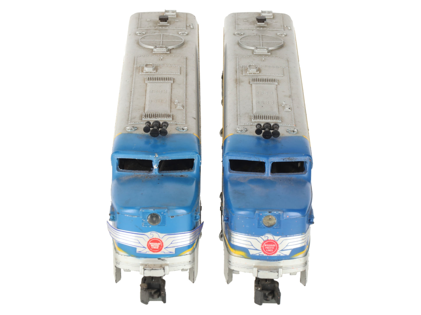 American Flyer 21920 Vintage S Missouri Pacific PA-1 AA Diesel Locomotive Set VG