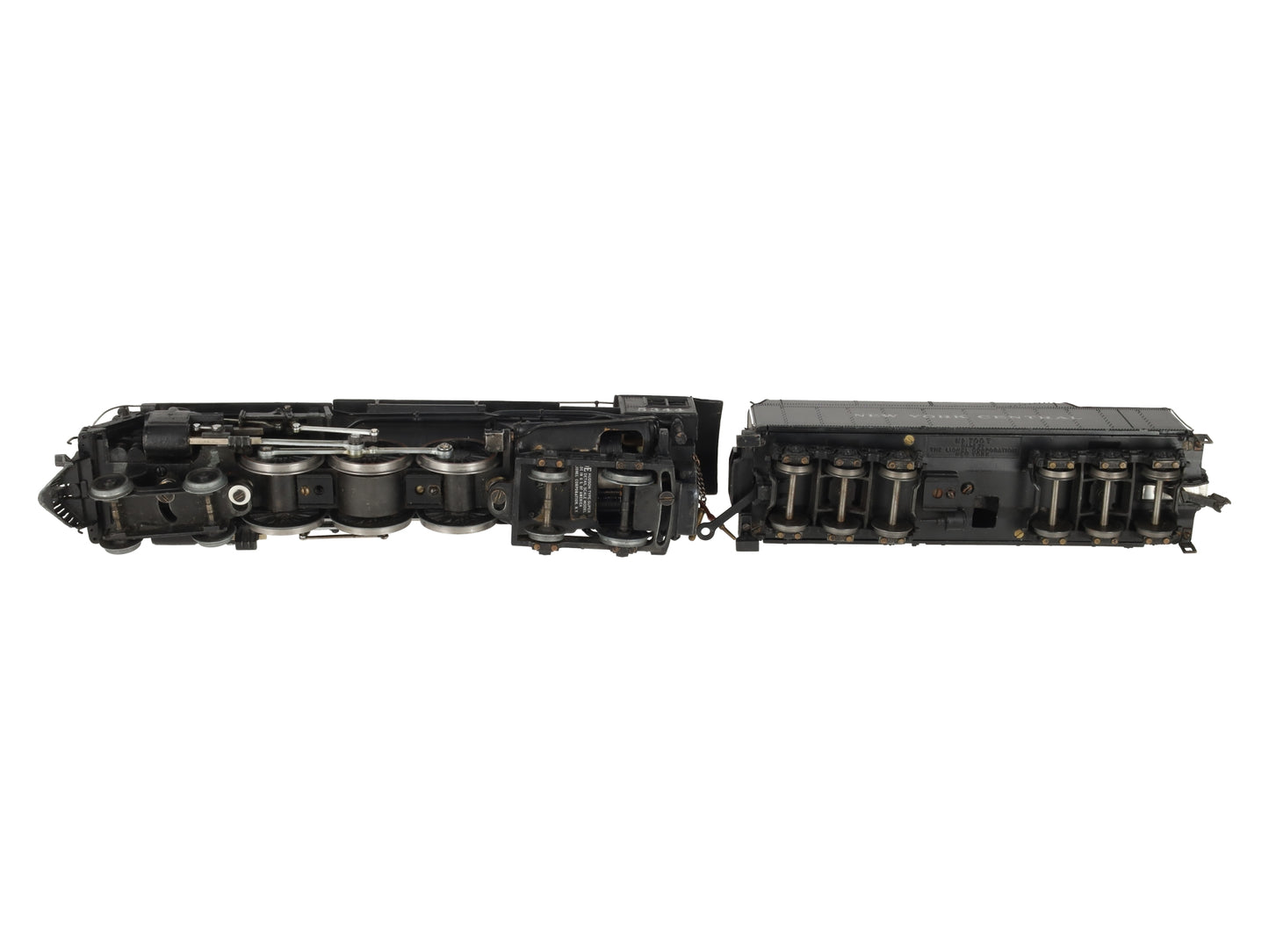 Lionel 700E Vintage O Prewar 4-6-4 Hudson Steam Locomotive & Tender VG