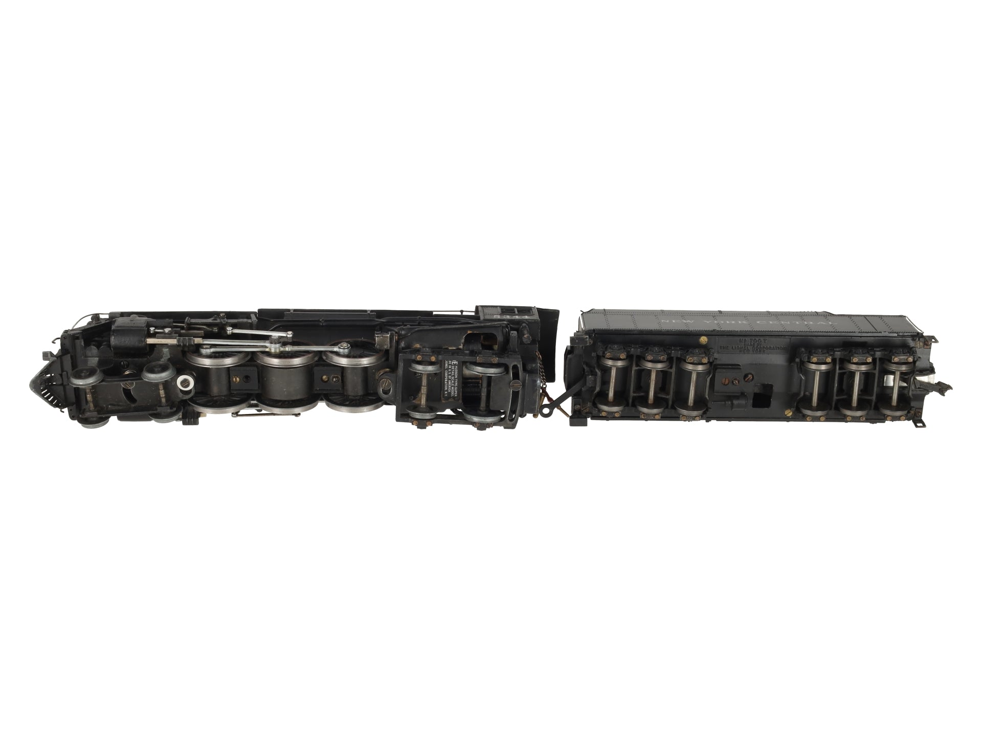 Lionel 700E Vintage O Prewar 4-6-4 Hudson Steam Locomotive & Tender VG