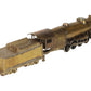 Generic Brass S Scale 2-8-2 Steam Locomotive & Tender VG