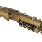 Generic Brass S Scale 2-8-2 Steam Locomotive & Tender VG