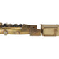 Generic Brass S Scale 2-8-2 Steam Locomotive & Tender VG