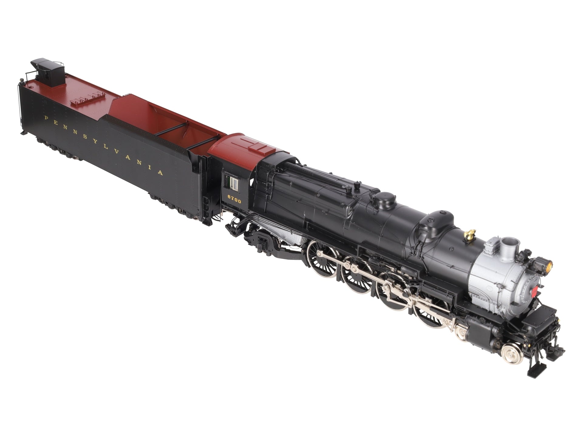 Overland OMI-0180.1 O BRASS Pennsylvania M1a 4-8-2 Steam Engine - 2 Rail/FP EX/Box