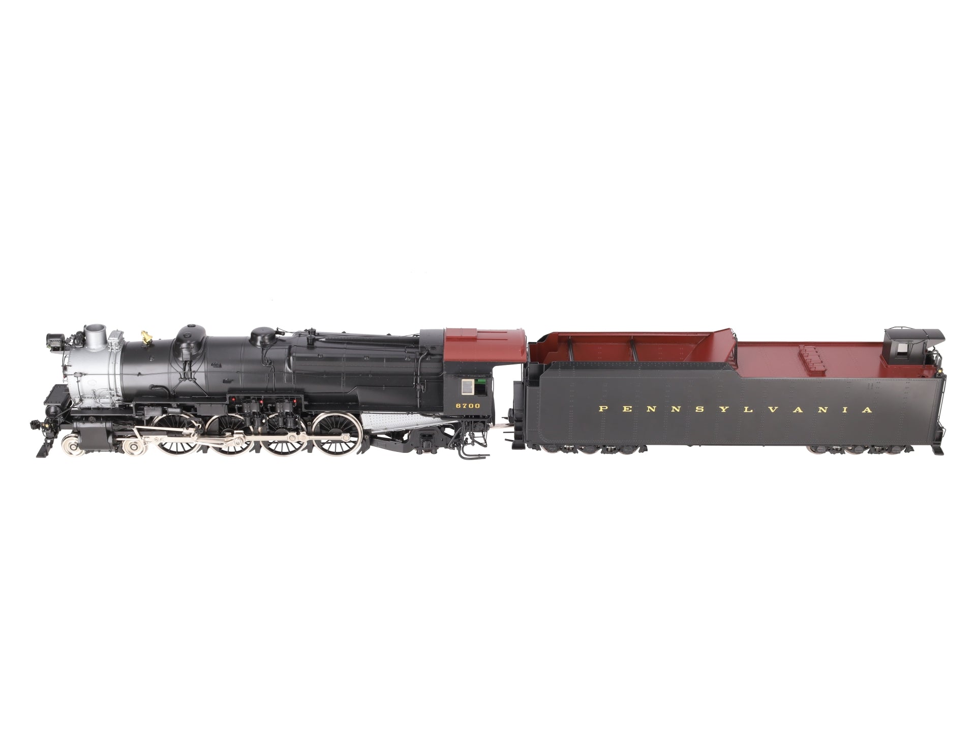 Overland OMI-0180.1 O BRASS Pennsylvania M1a 4-8-2 Steam Engine - 2 Rail/FP EX/Box