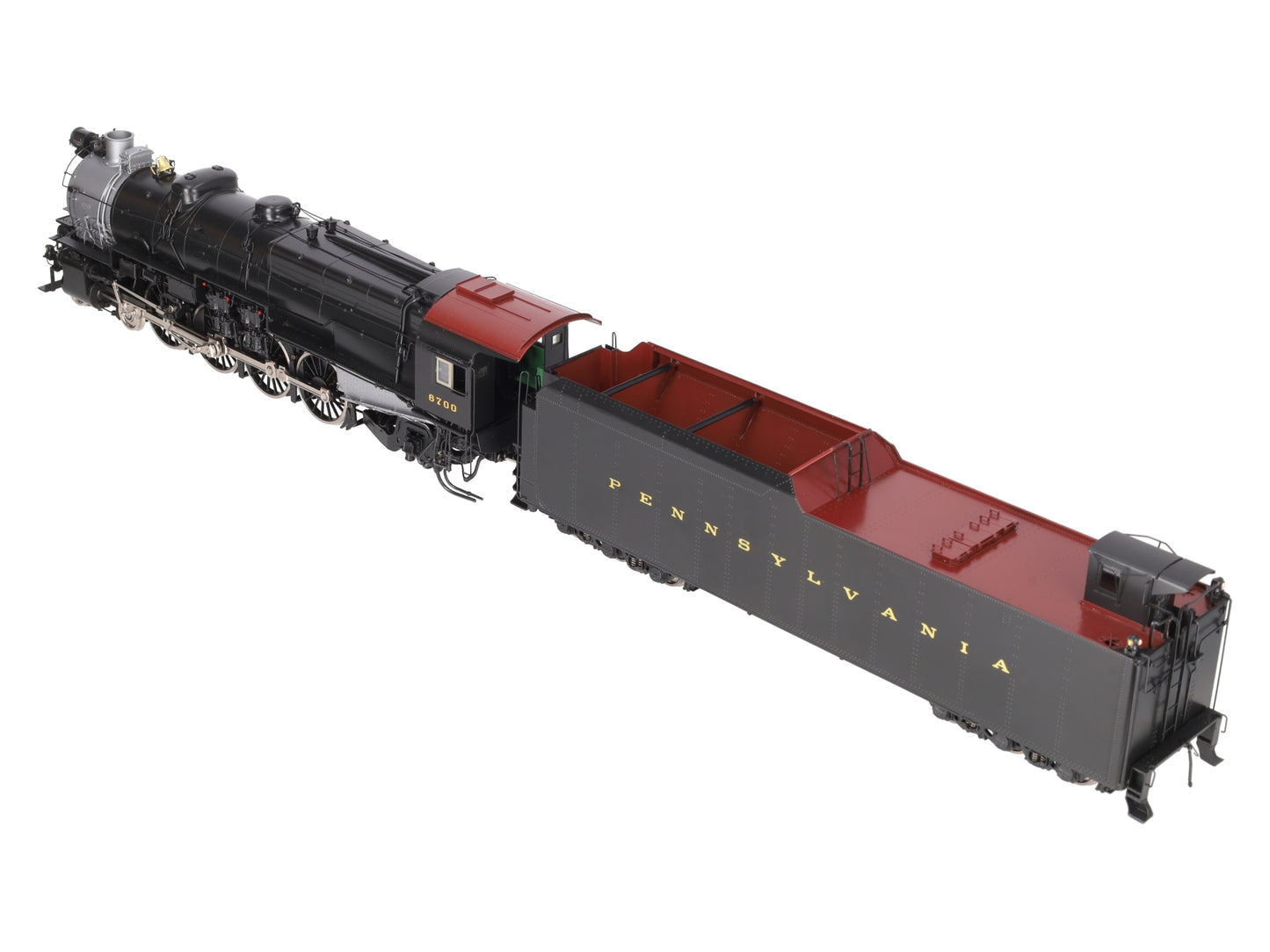 Overland OMI-0180.1 O BRASS Pennsylvania M1a 4-8-2 Steam Engine - 2 Rail/FP EX/Box