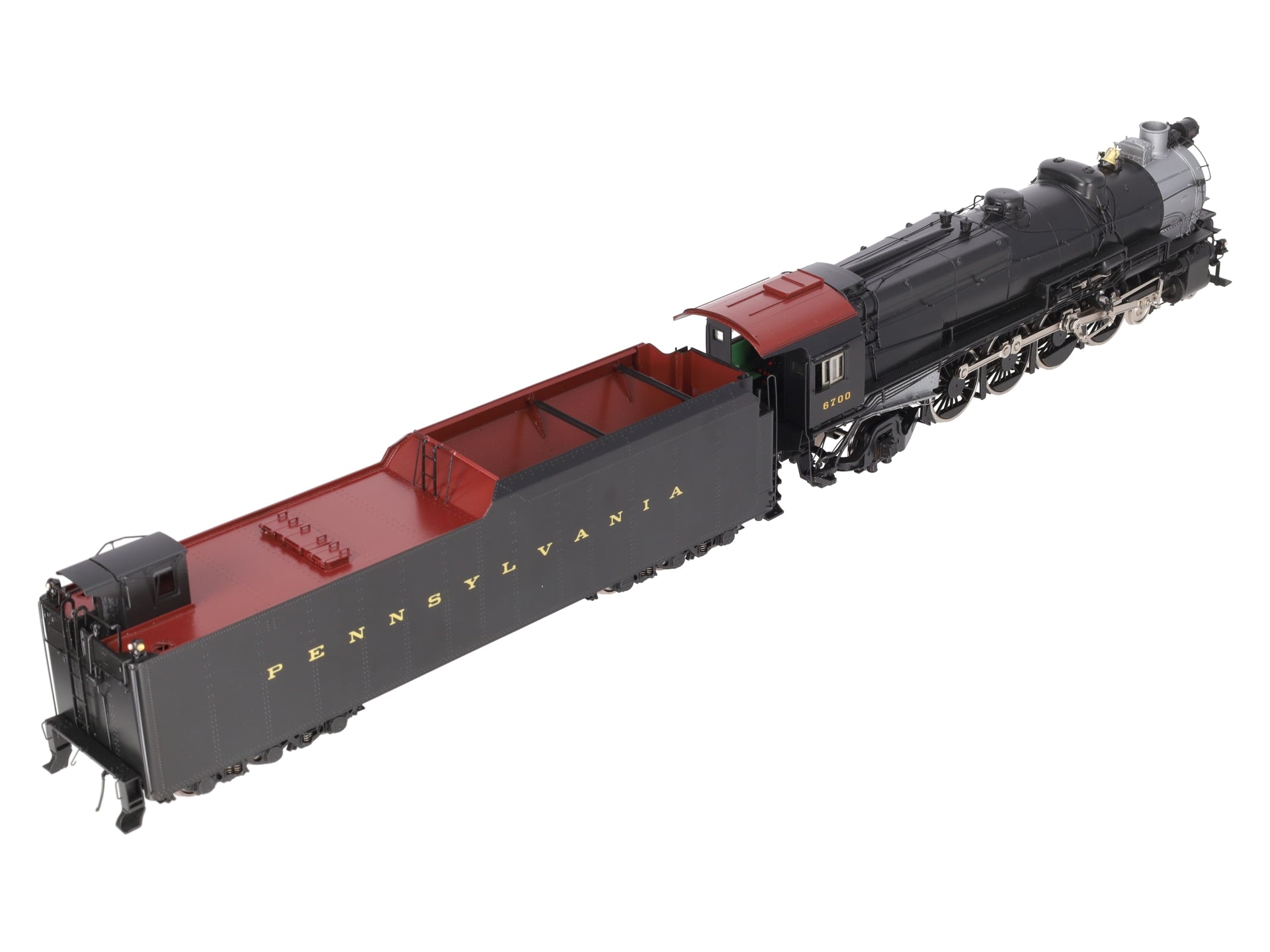 Overland OMI-0180.1 O BRASS Pennsylvania M1a 4-8-2 Steam Engine - 2 Rail/FP EX/Box