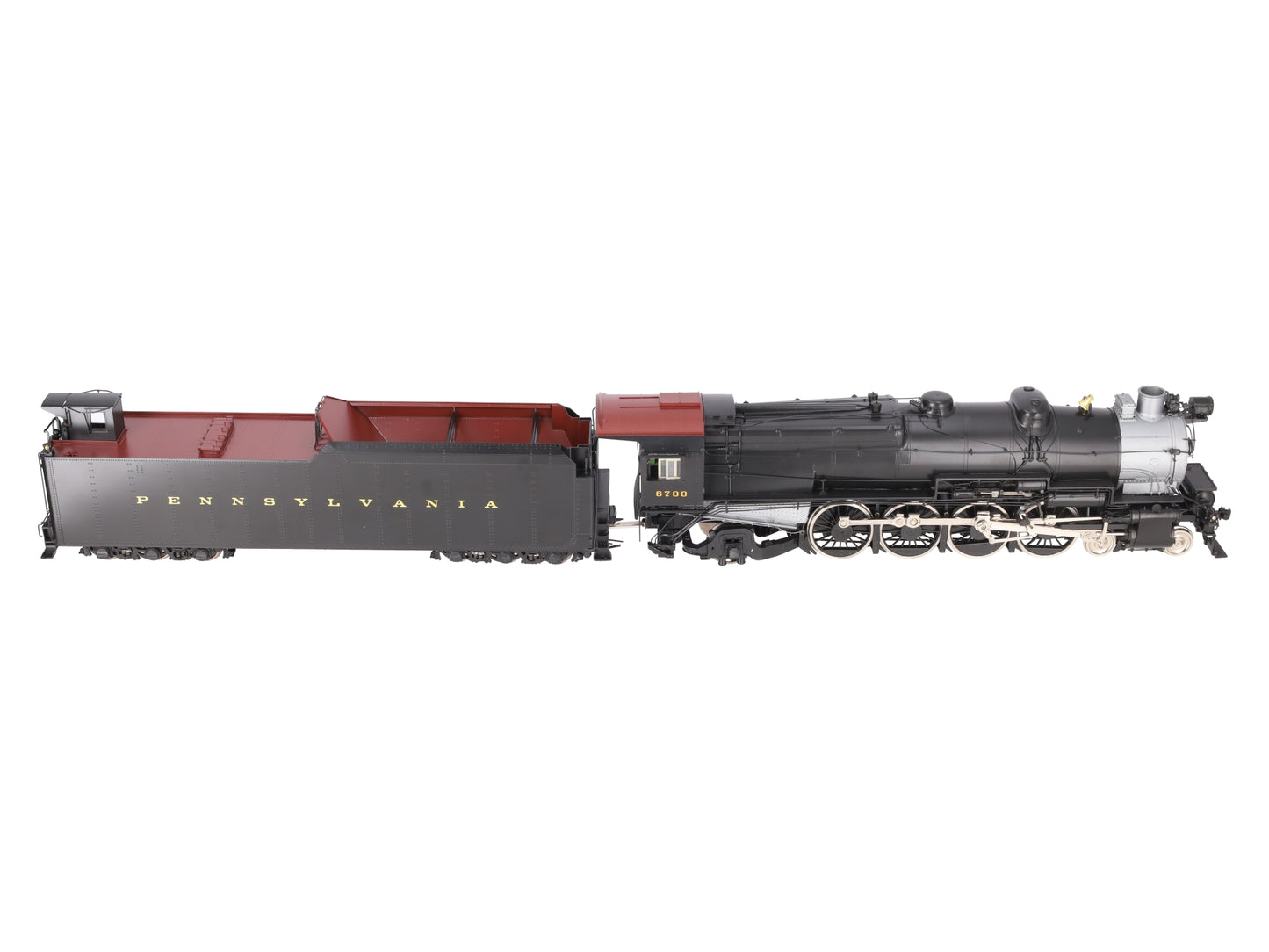 Overland OMI-0180.1 O BRASS Pennsylvania M1a 4-8-2 Steam Engine - 2 Rail/FP EX/Box