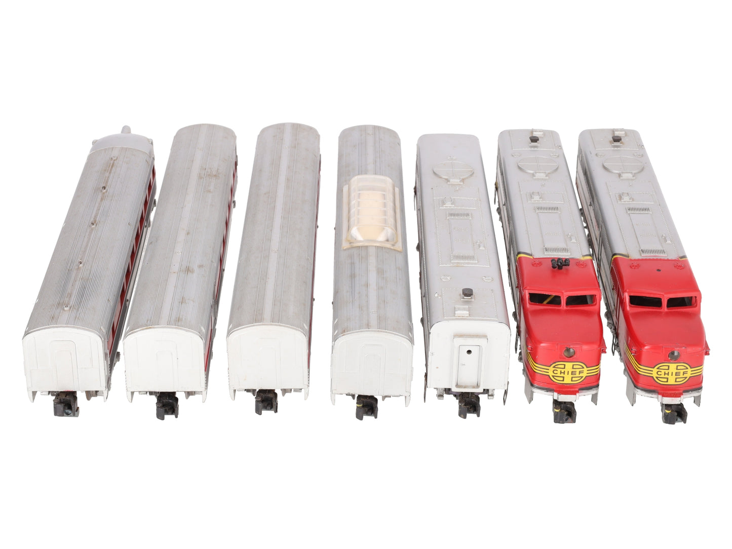 American Flyer K5375W Vintage S SF "The Chief" ABA Diesel Passenger Set VG/Box