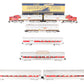 American Flyer K5375W Vintage S SF "The Chief" ABA Diesel Passenger Set VG/Box