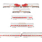 American Flyer K5375W Vintage S SF "The Chief" ABA Diesel Passenger Set VG/Box