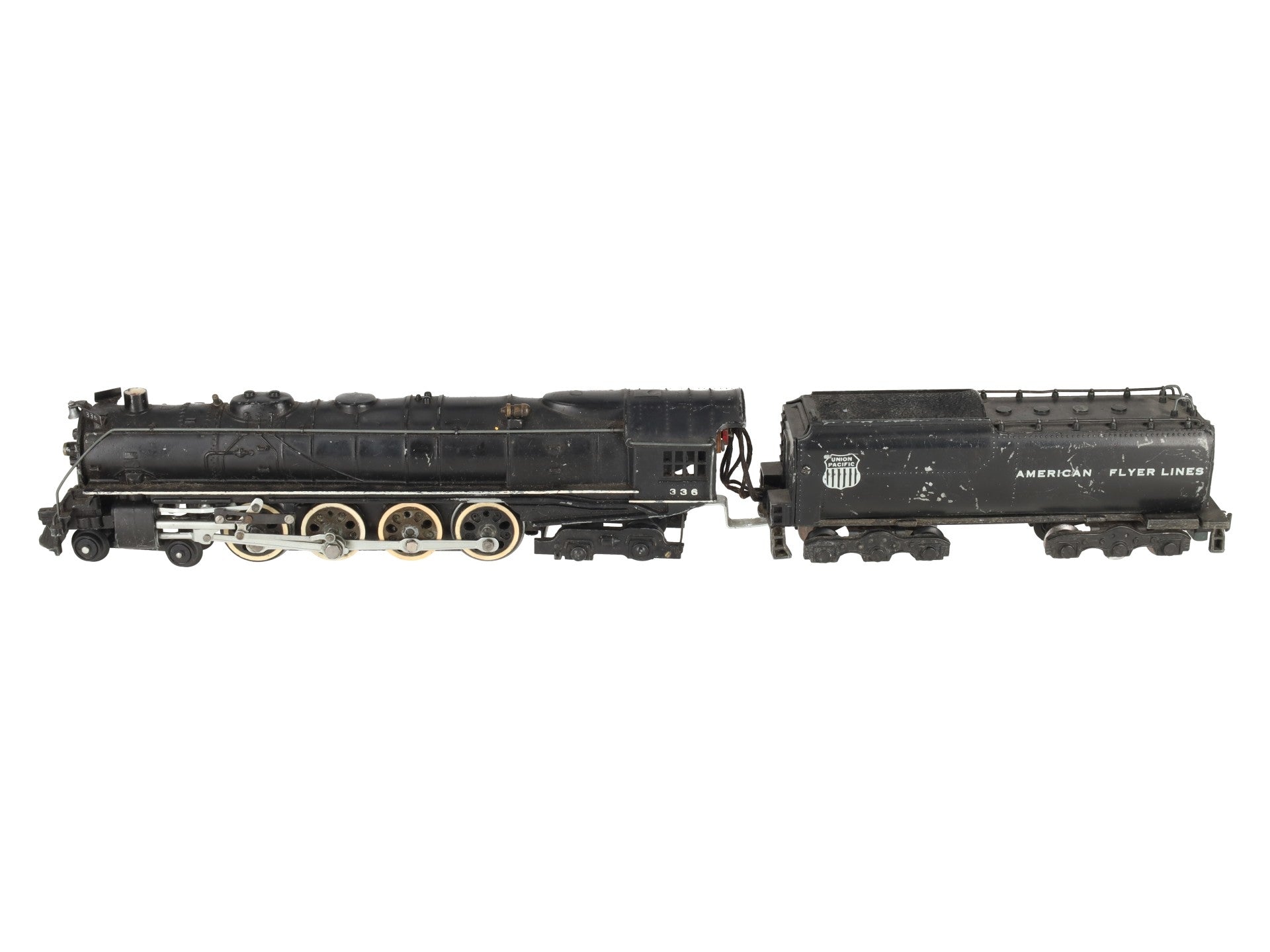 American Flyer 336 S Union Pacific Northern 4-8-4 Steam Locomotive & Tender VG