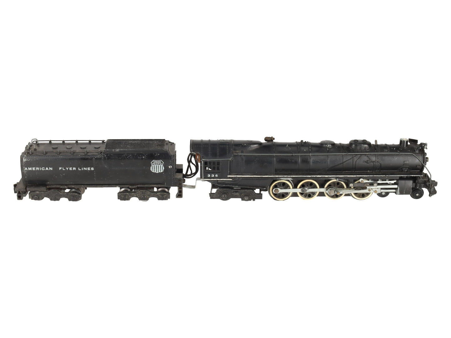 American Flyer 336 S Union Pacific Northern 4-8-4 Steam Locomotive & Tender VG